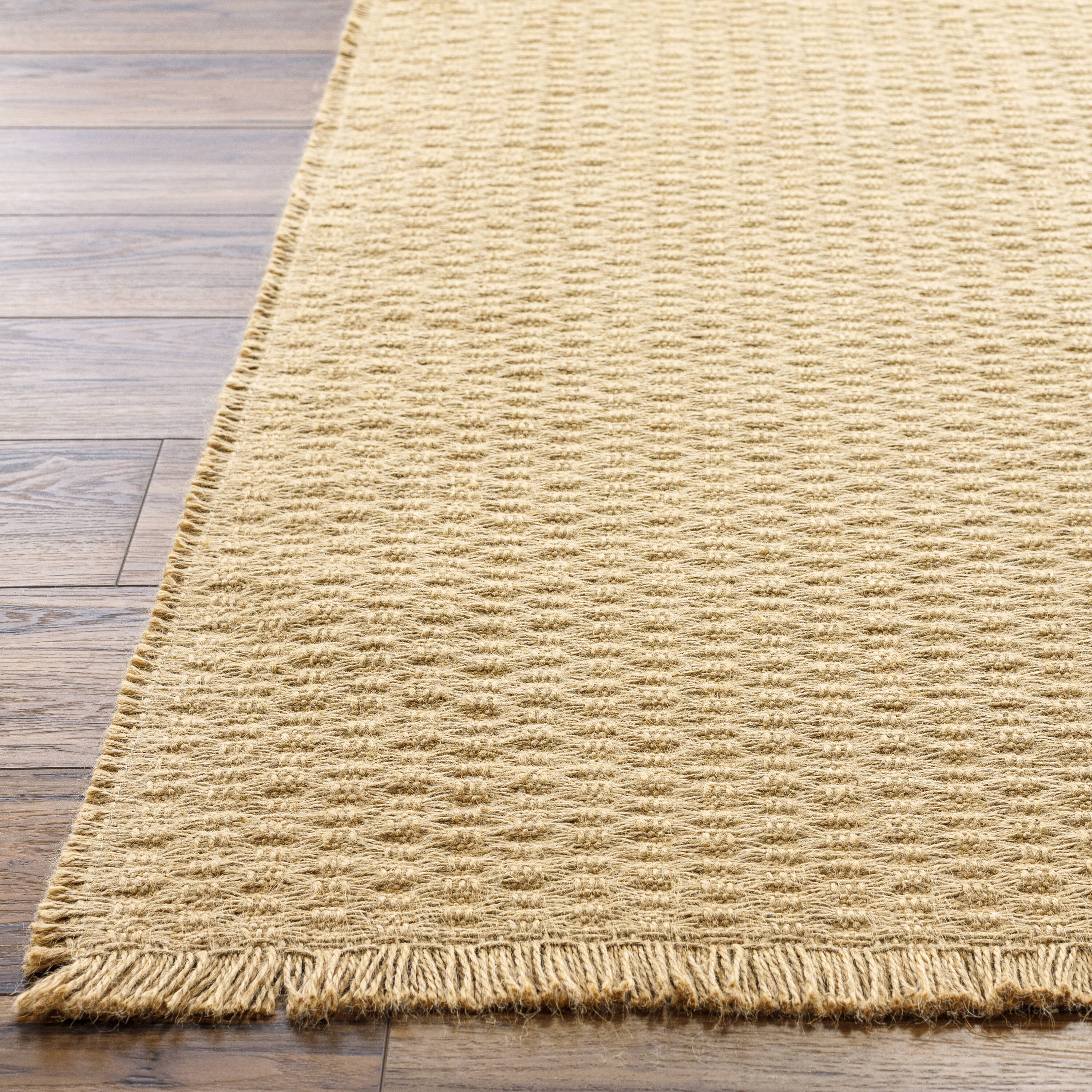 Livabliss Becki Owens Light Brown Jute Rectangular Area Rug 6'7" x 9'
