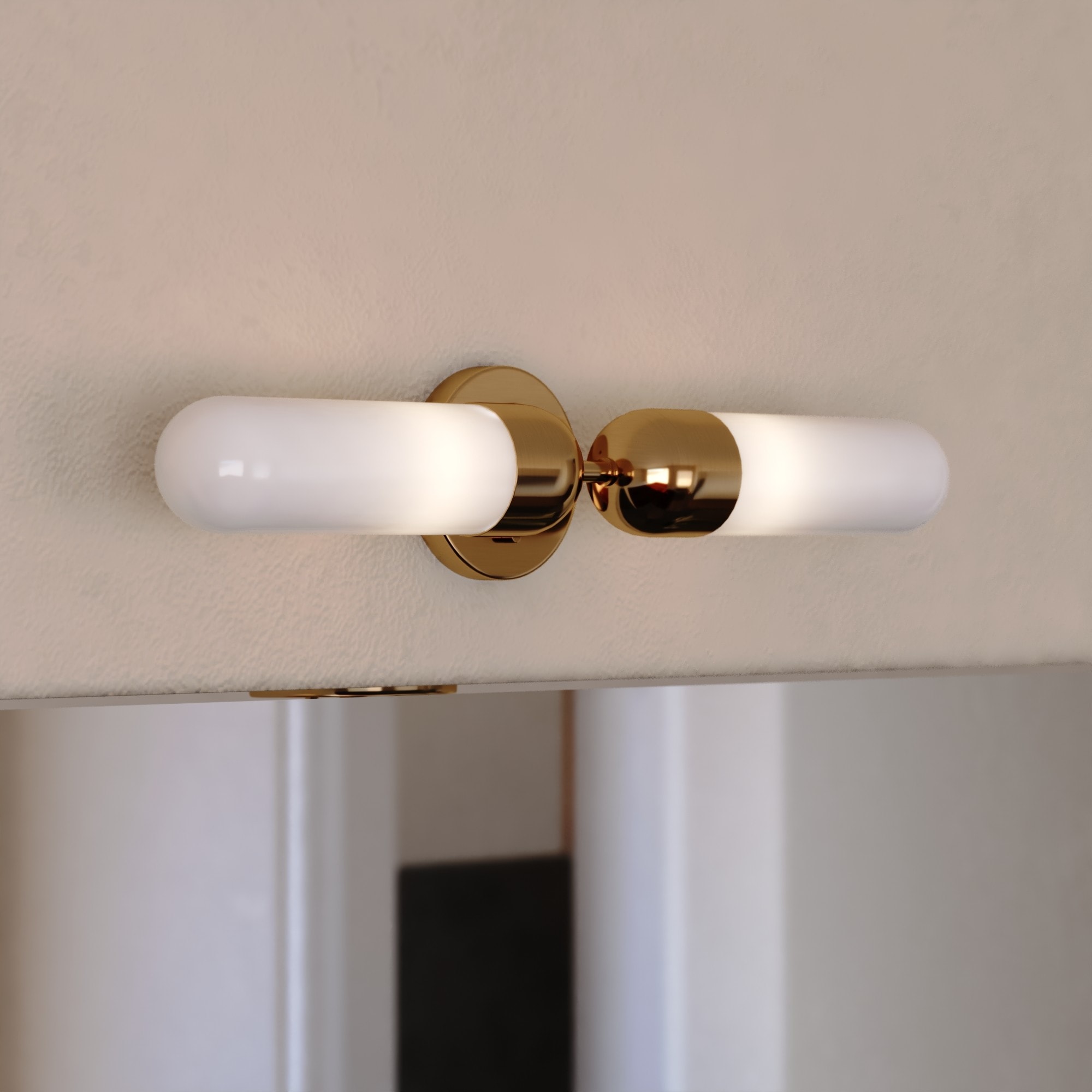 Cascadia W0480 Thalia 24.75-in 2 -Light Satin White Modern/contemporary Vanity light