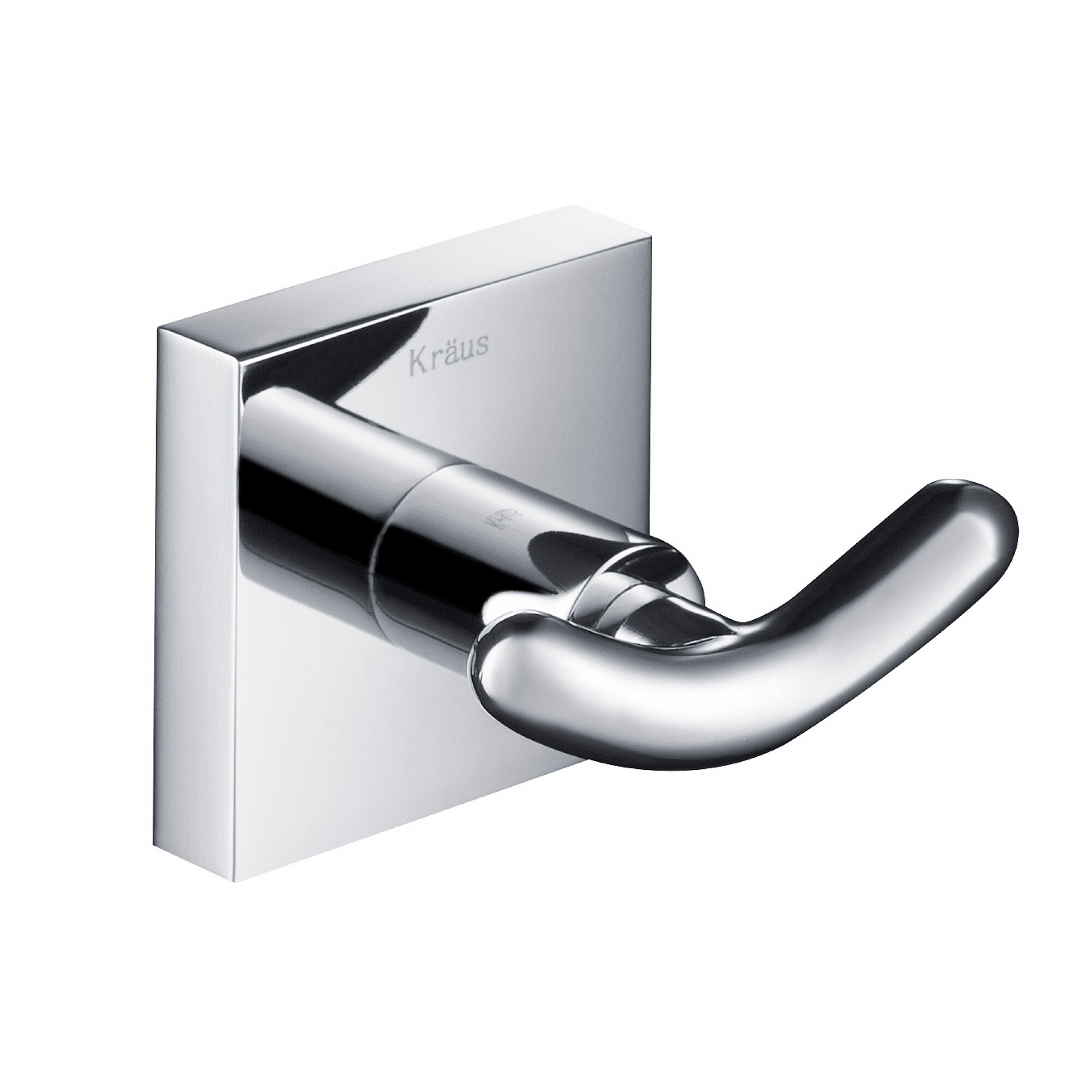 Kraus KEA-17702CH Ventus Chrome Double -Hook Wall mount Towel Hook