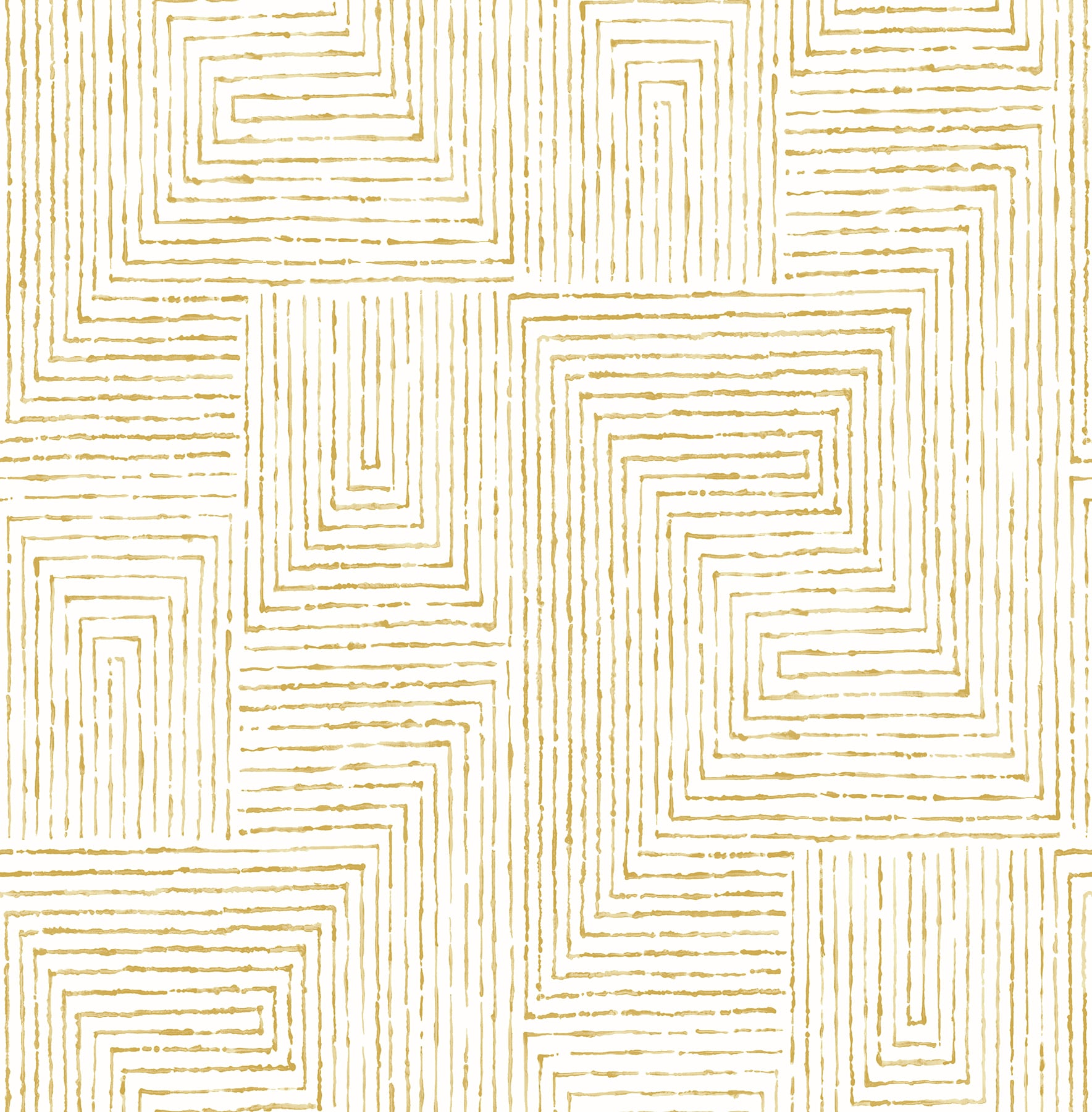 Scott Living 2964-25957 56.4-Sq. Feet Honey Non-woven Textured Geometric 3D Unpasted Wallpaper