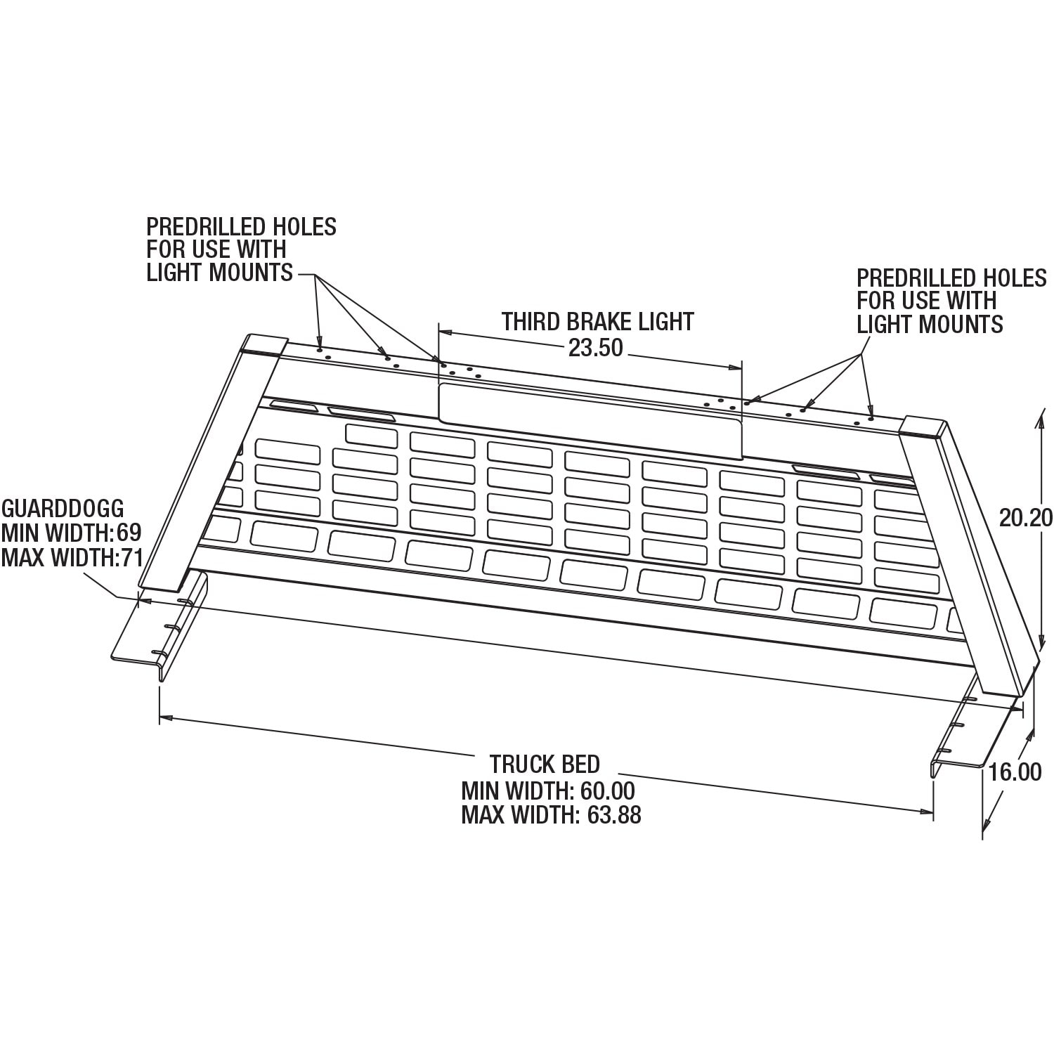 Buyers Products 851360 Cargo-Racking - View #3