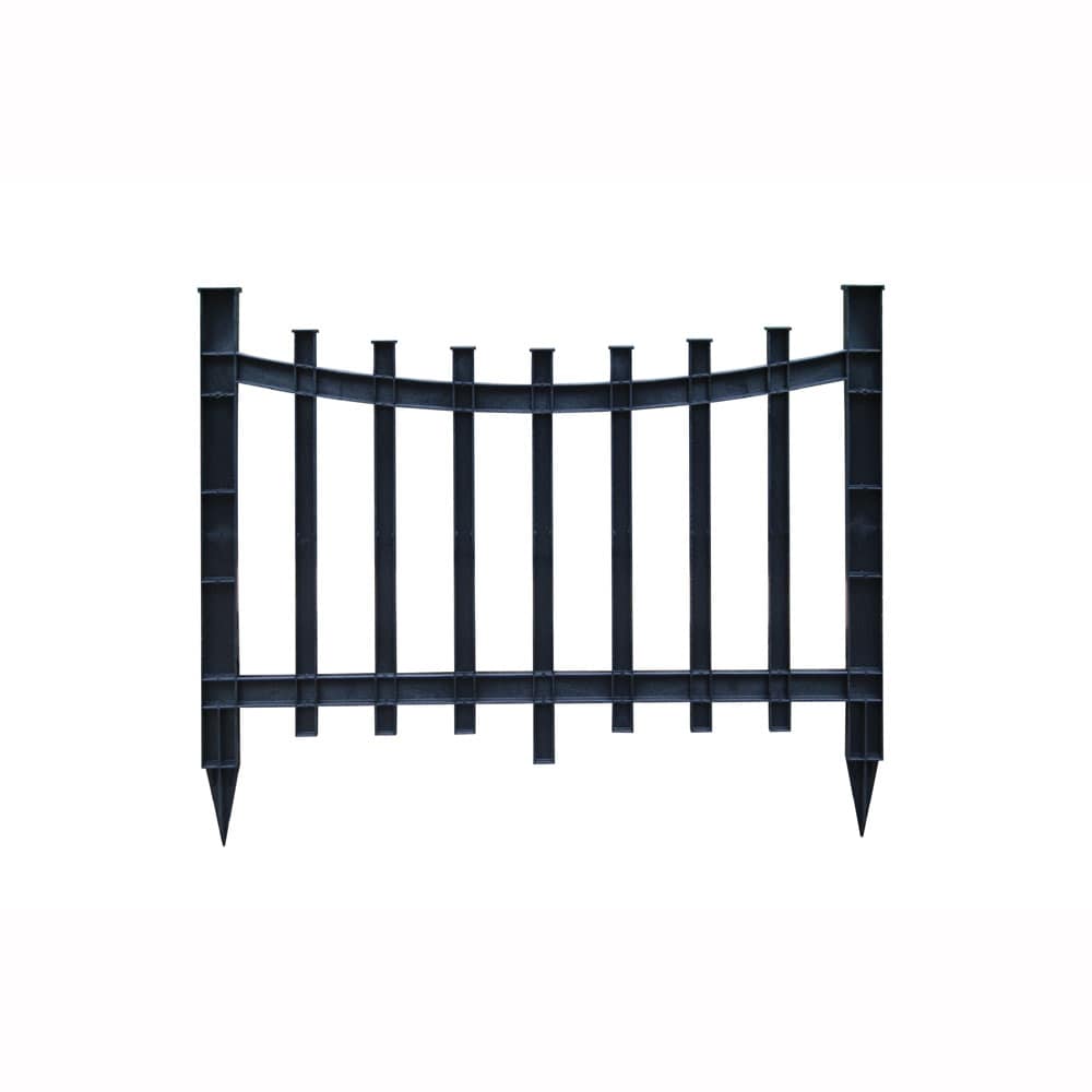 Barrette 38-in x 47-in Black Vinyl Fence Panel at Lowes.com