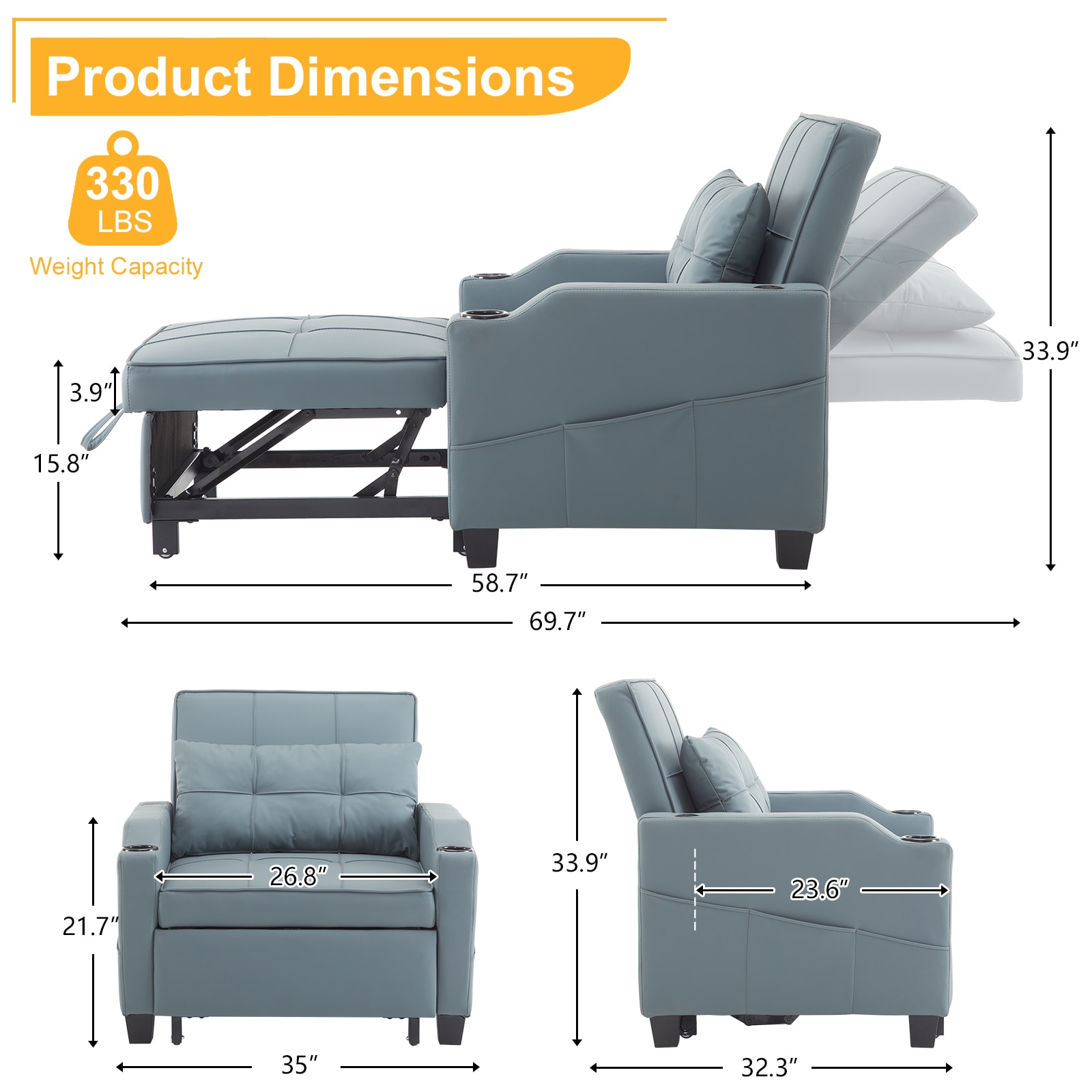 Winado LO1G52004460 futons - View #6