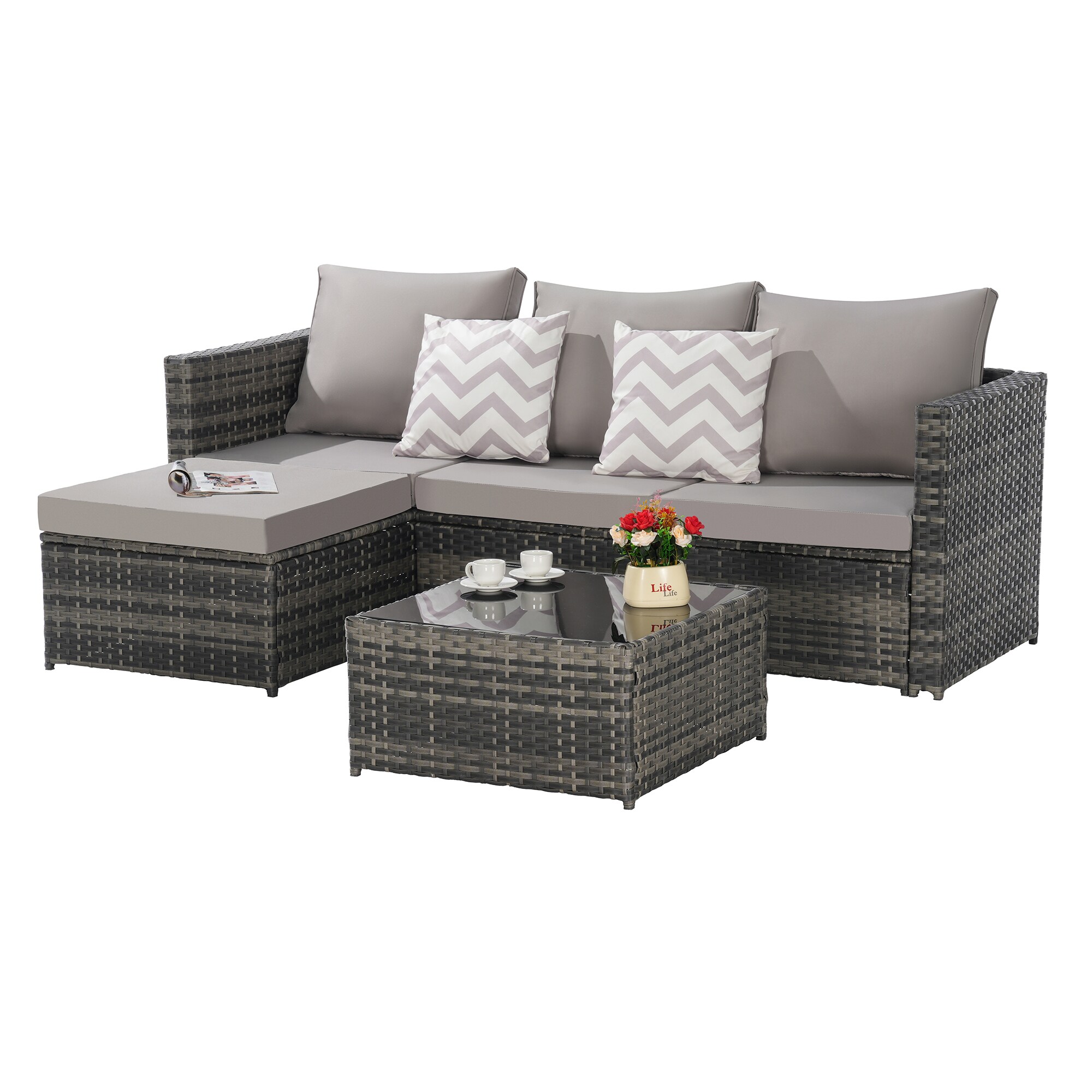 SINOFURN SYB670035BN Patio-Sofas-Daybeds - View #6