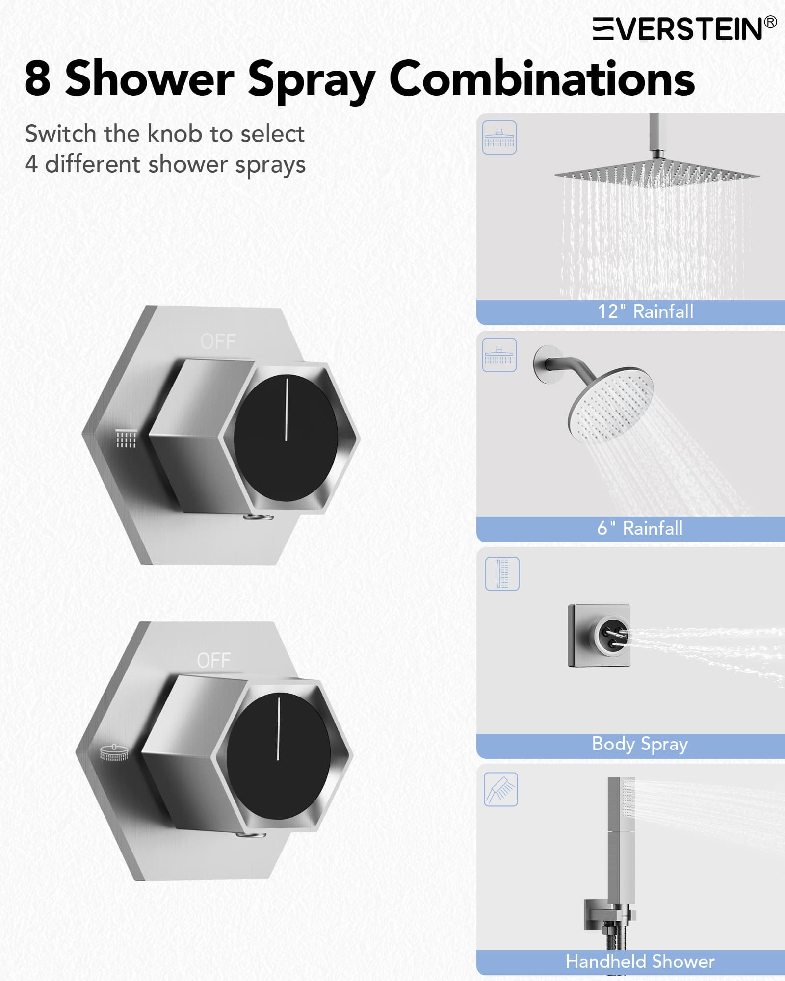 EVERSTEIN SFS-1039-NK12 Tub-Shower-Faucets - View #3