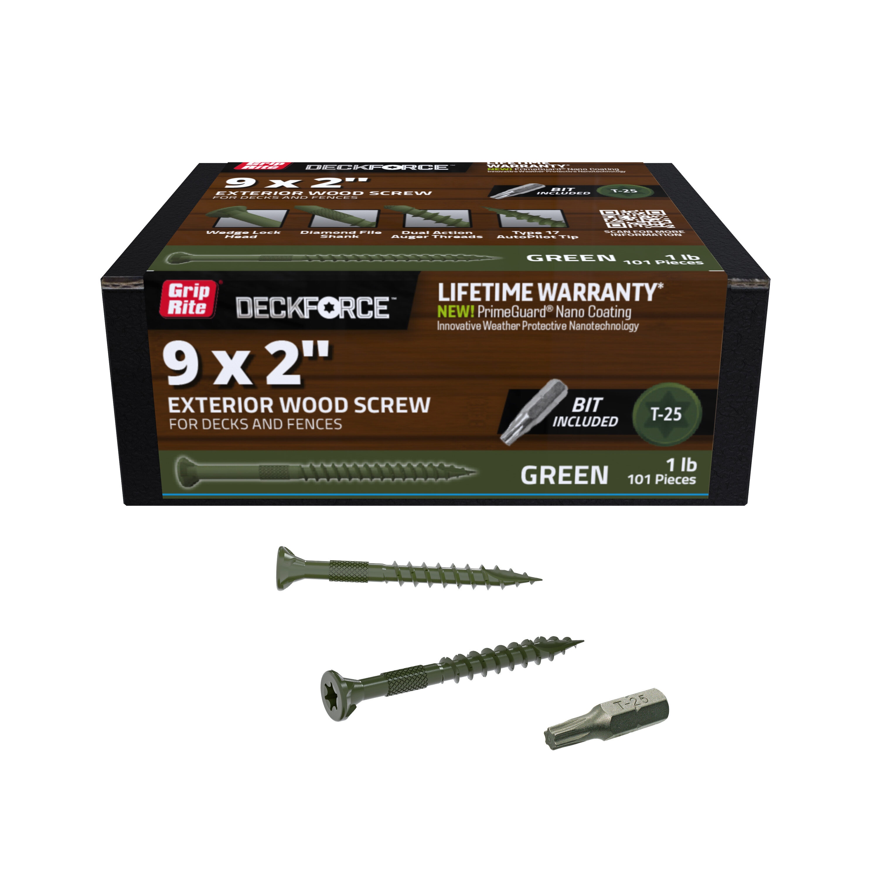 DeckForce by Grip Rite GRDF2STGR1 Deck-Screws - View #2