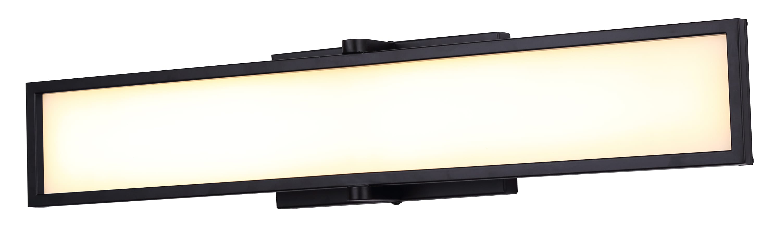 Canarm LVL229A24BK PAX 24-in 1 -Light Matte Black Integrated LED Modern/contemporary Vanity light bar