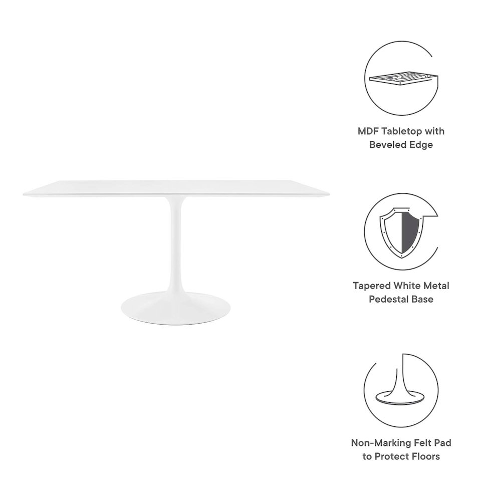 Modway EEI-1656-WHI Dining-Tables - View #3