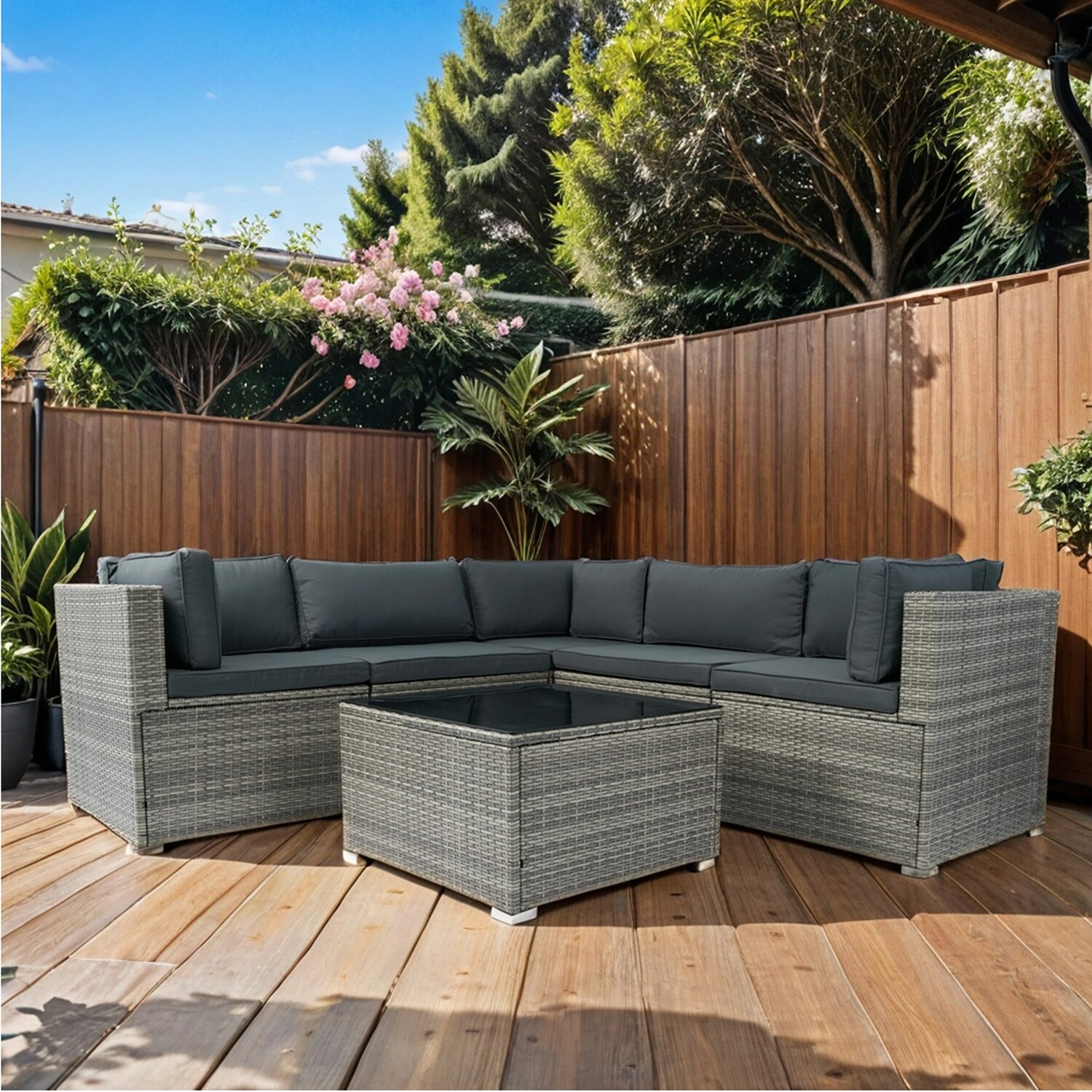 SINOFURN SYA710024GY Patio-Sofas-Daybeds - View #7