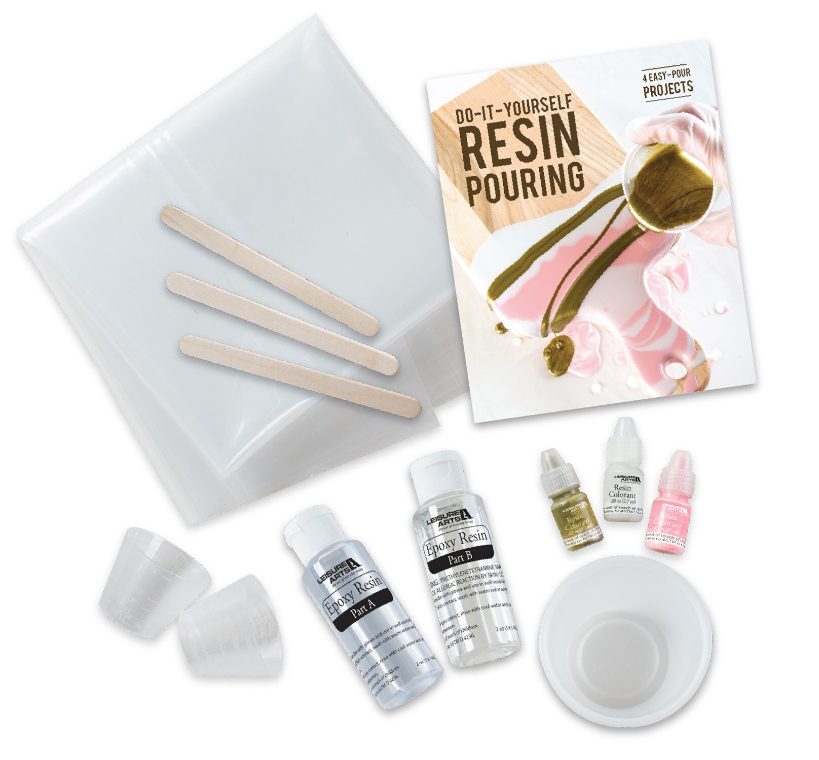 Leisure Arts Resin Pour Kit Blush at