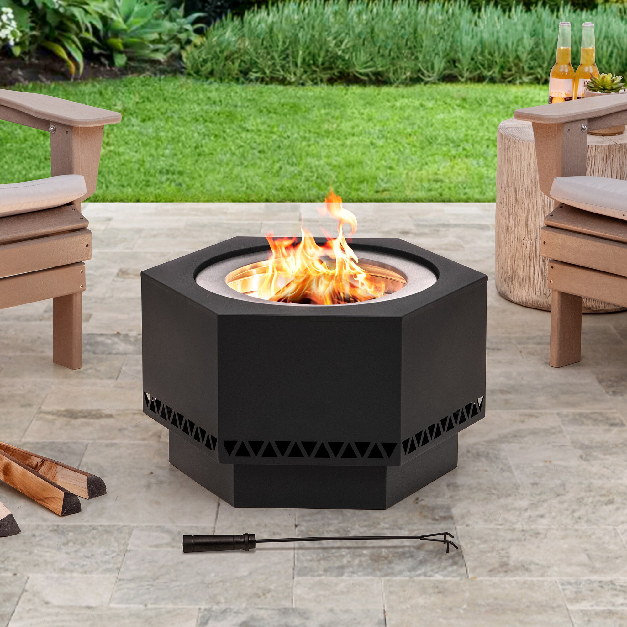 Sunjoy A301050511 Outdoor-Woodburning-Firepits - View #4