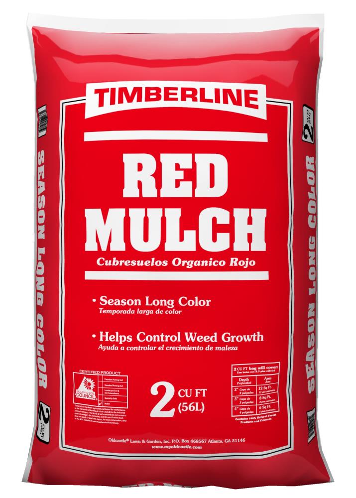 Timberline NA 2-cu ft Red Hardwood Mulch