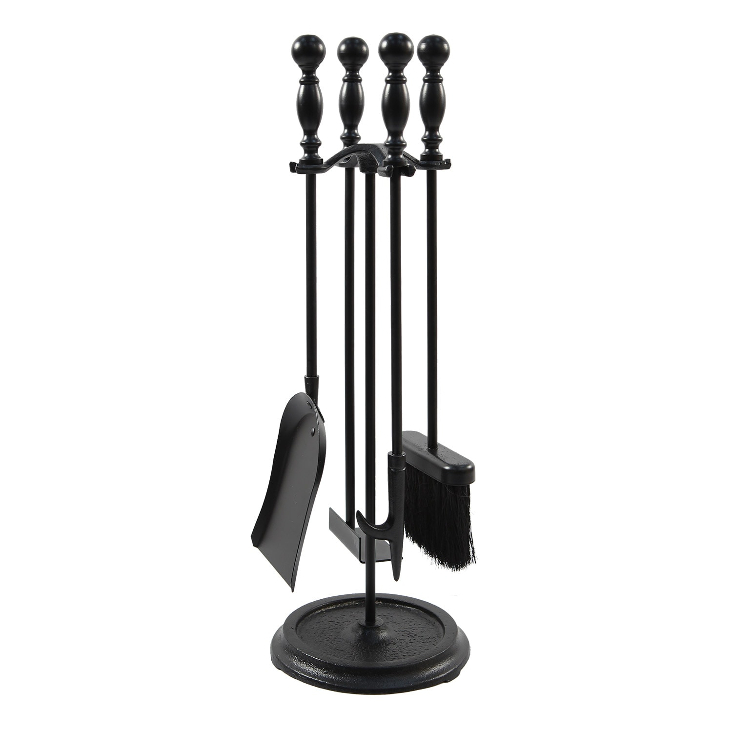 Minuteman International X870942 5 -Piece Iron Fireplace Tool Set