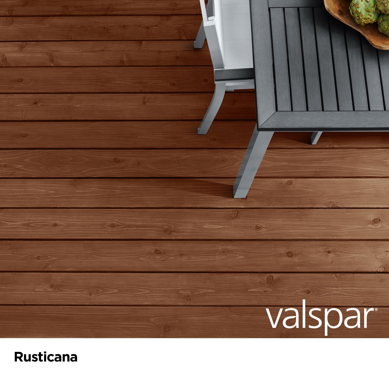 Valspar Darkest Night Semi-transparent Exterior Wood Stain and Sealer  (Half-pint) in the Exterior Stains department at
