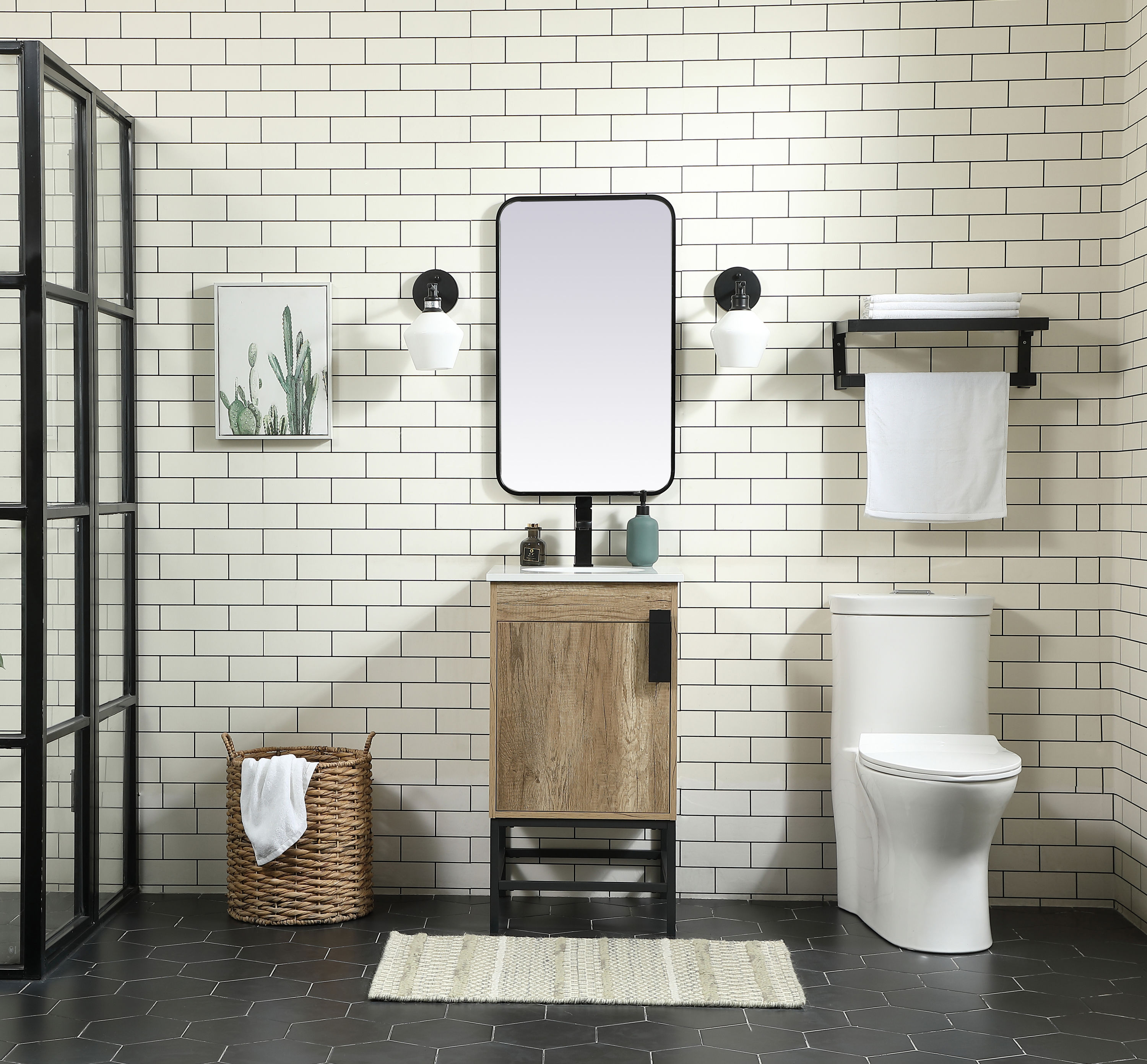 Elegant Decor HF146454NT Bath-Vanity-Combo - View #5