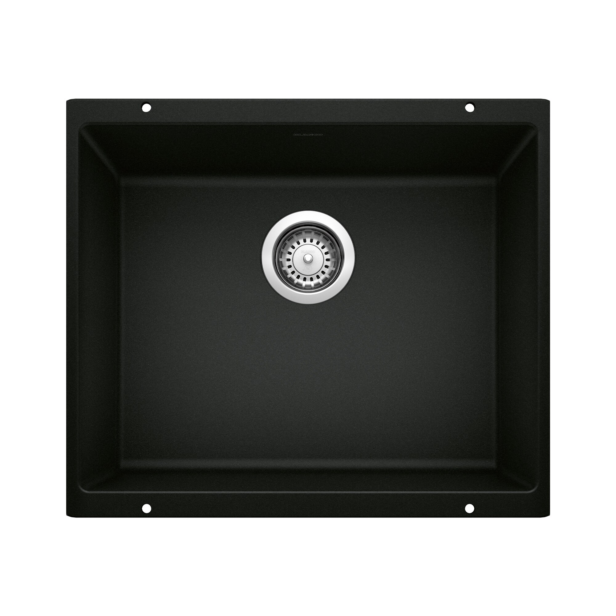 BLANCO 442933 Precis Silgranit Undermount 20.87-in x 18.11-in Granite Single bowl Kitchen Sink