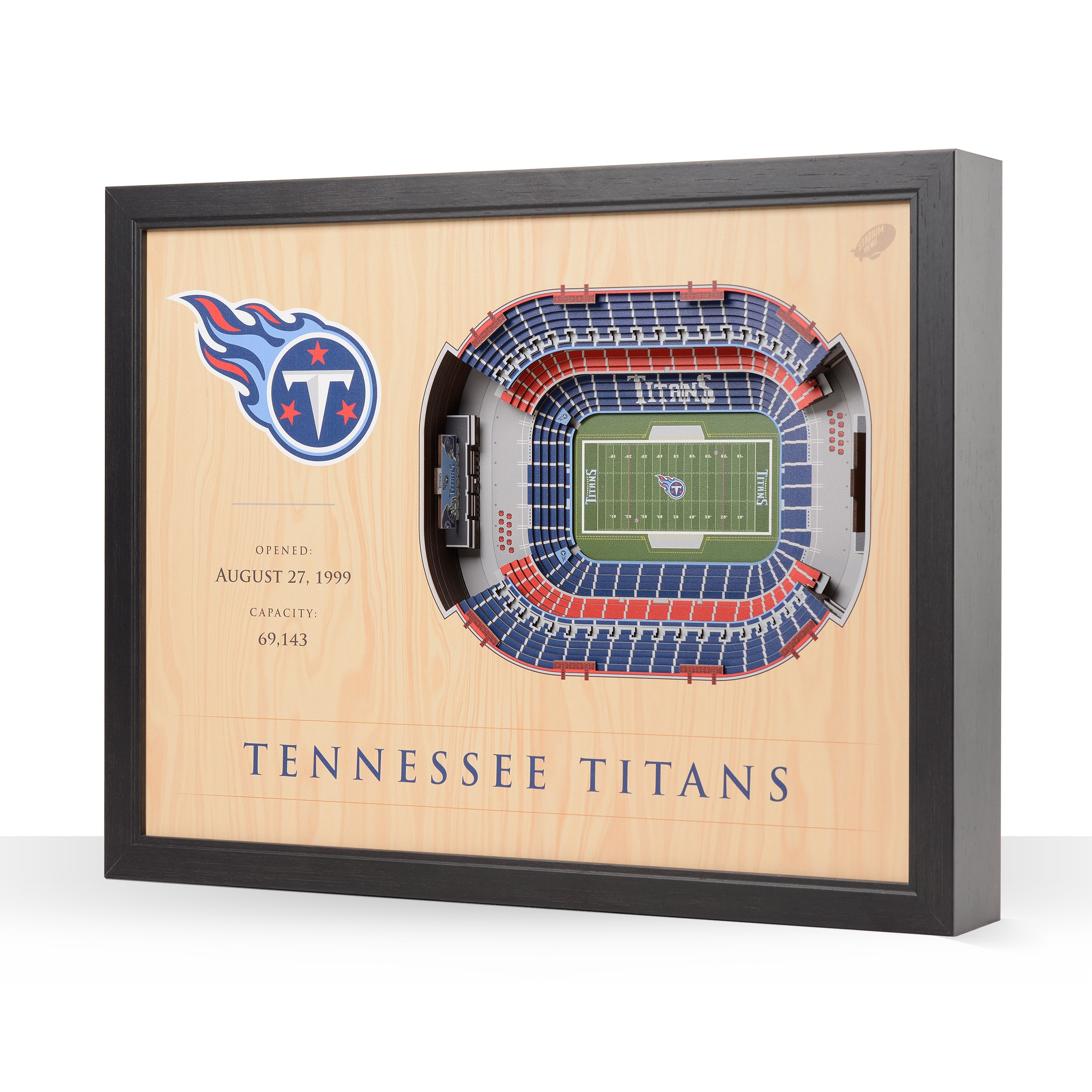 YouTheFan NFL Tennessee Titans 3D StadiumView Picture Frame