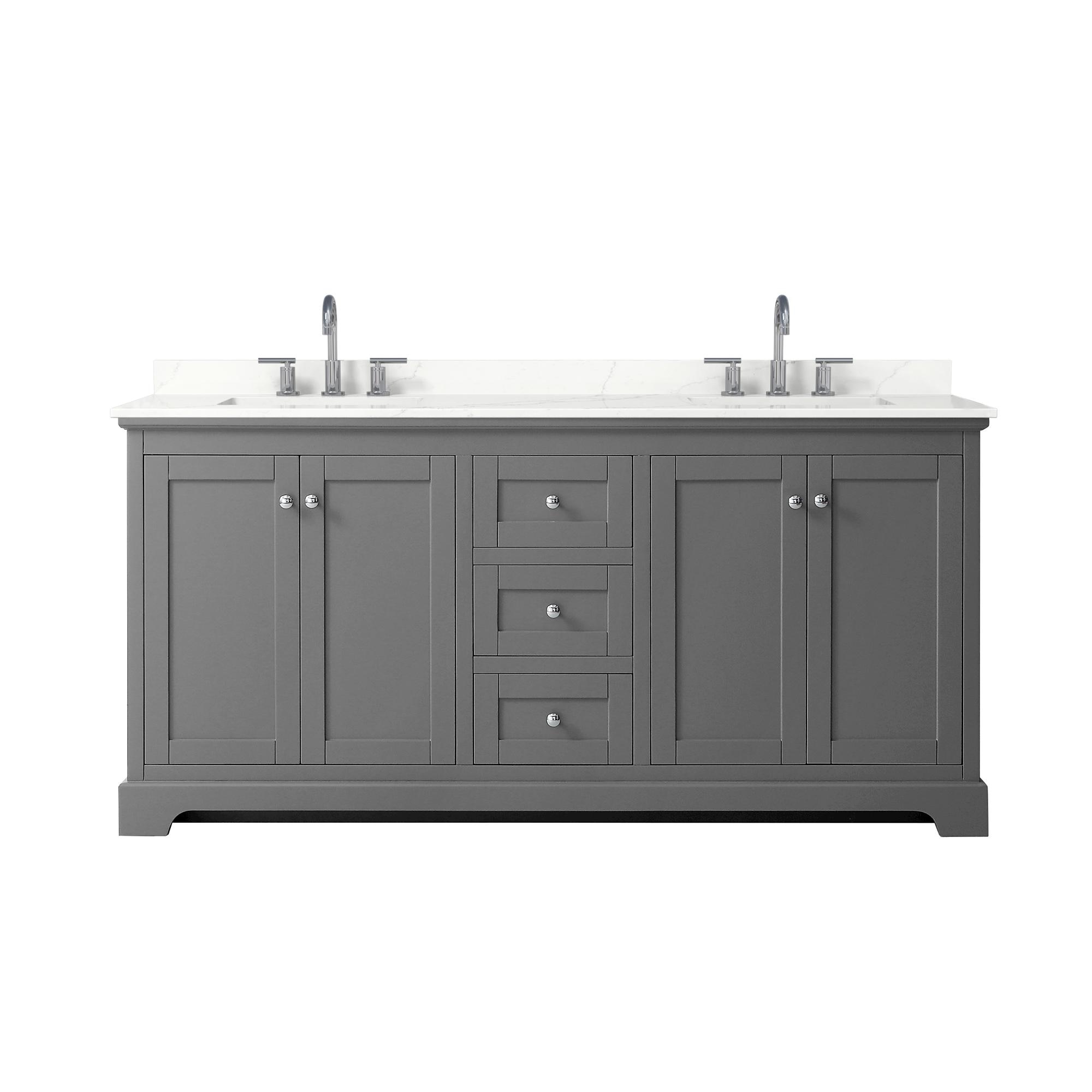 Wyndham Collection WCV232372DKGGTUS3MXX Bath-Vanity-Combo - View #2