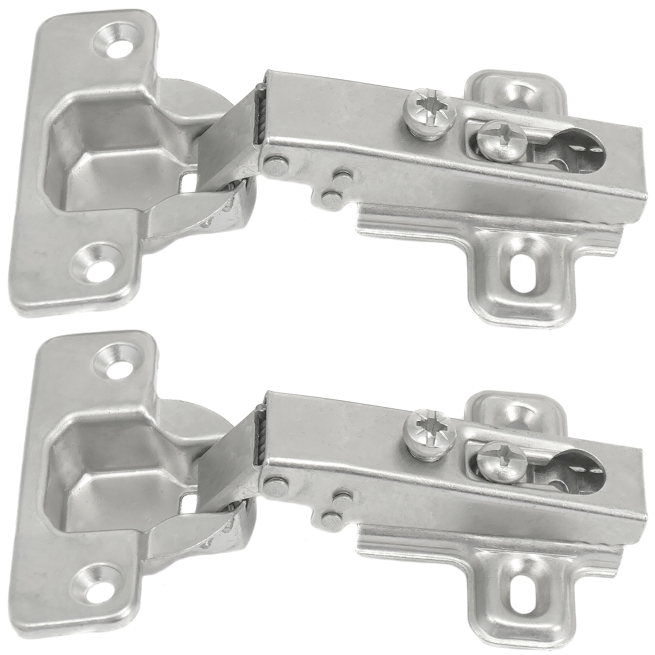 Laurey 10100-10 110-Degree Full Overlay Concealed Concealed Chrome Cabinet Hinge , 10 -Pieces)