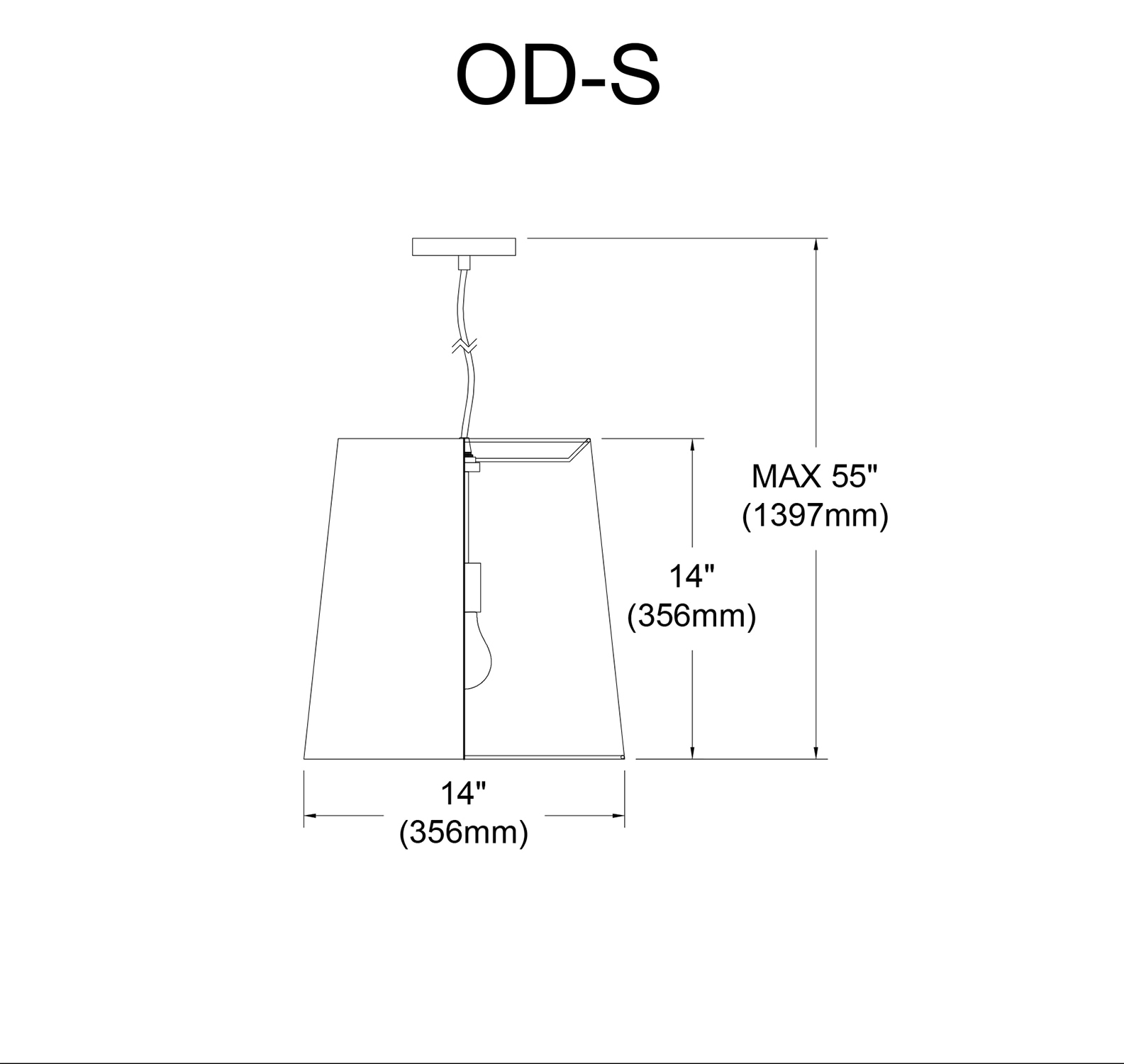 Dainolite OD-S-691 Pendant-Lights - View #3
