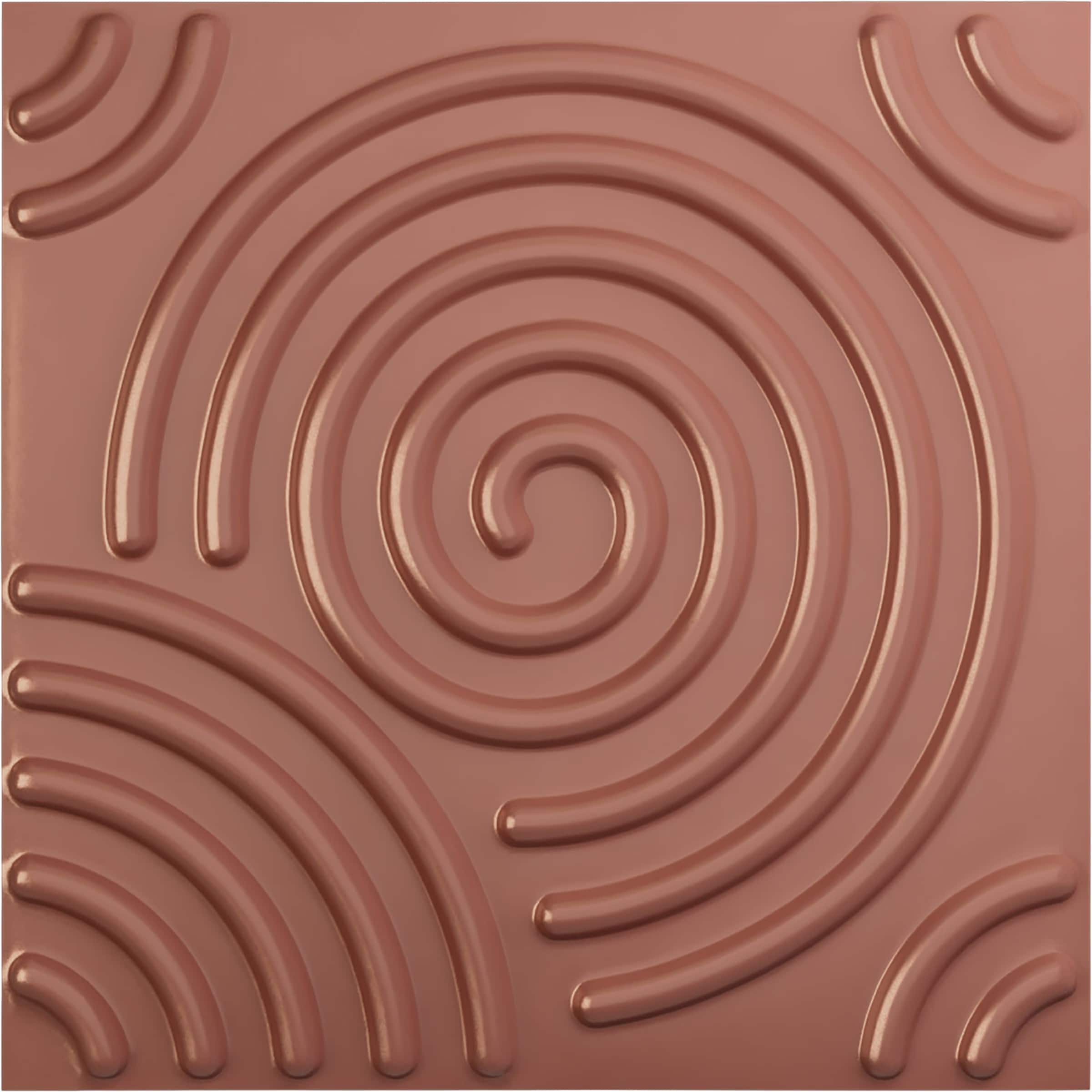 Ekena Millwork WP20X20SPFCP 19-5/8-in x 19-5/8-in Embossed Paintable/Stainable Pink PVC Wall Panel (