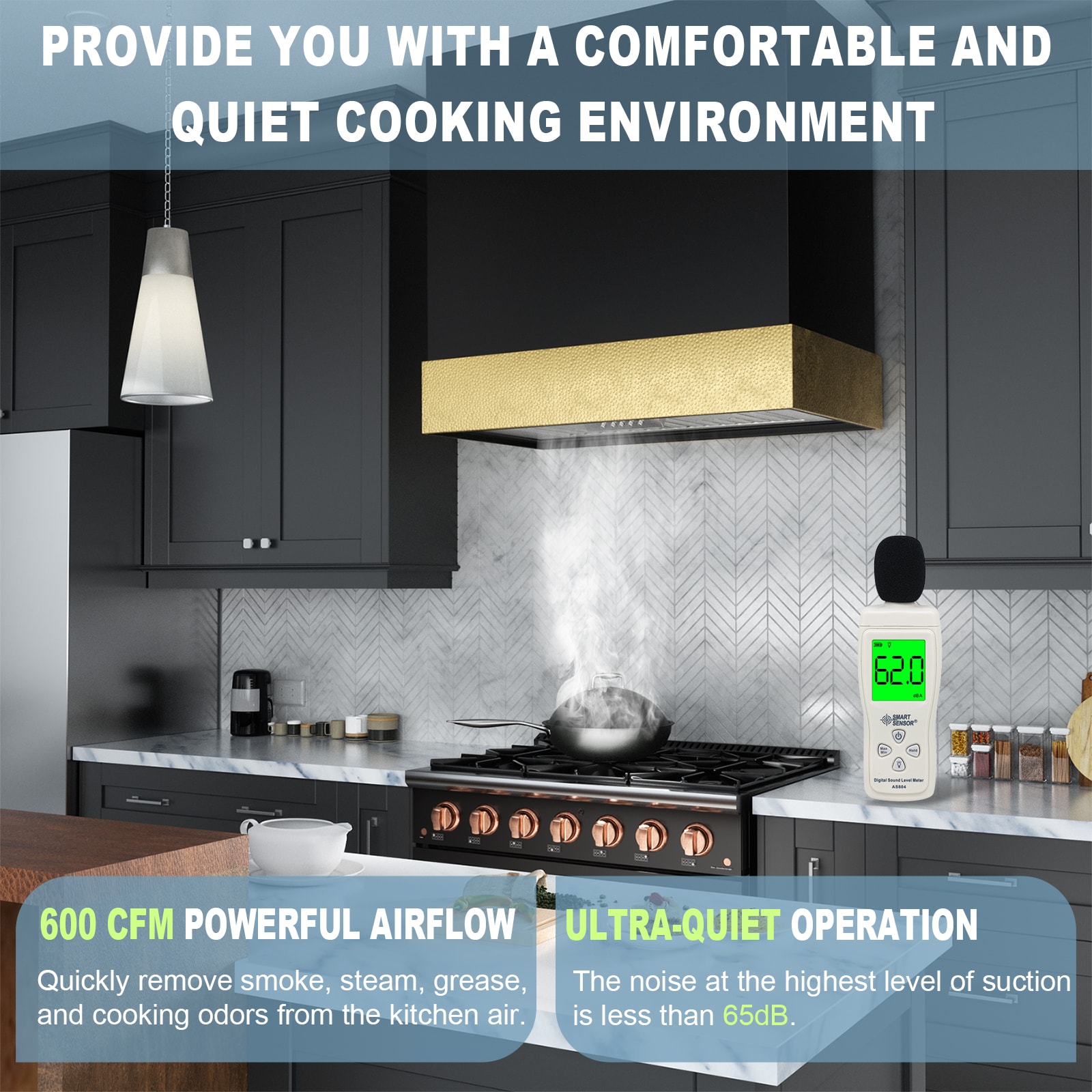 Akicon AK-HS30HD-JBG Wall-Mounted-Range-Hoods - View #5