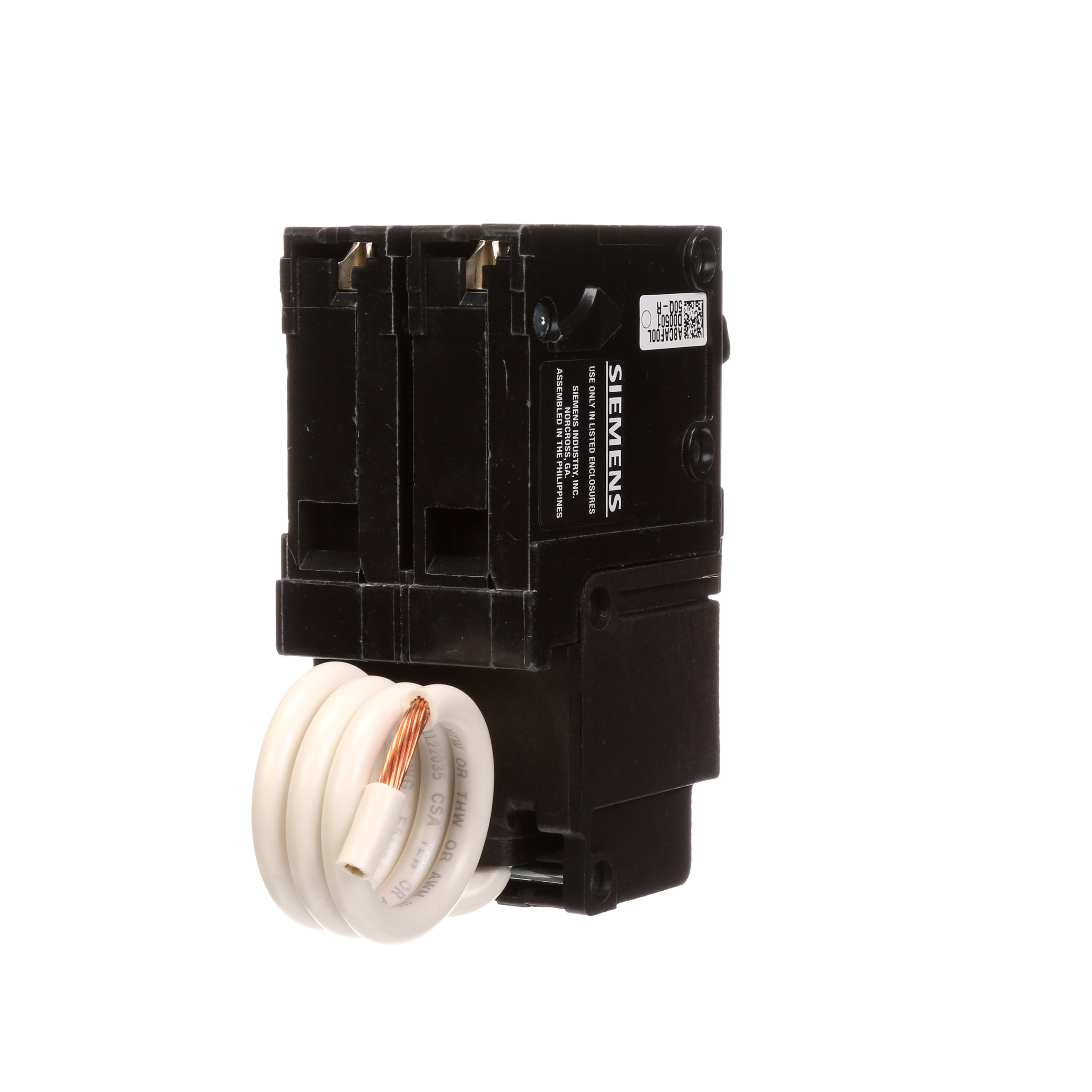 Siemens Double Pole Type Qpf Gfci Circuit Breaker Off