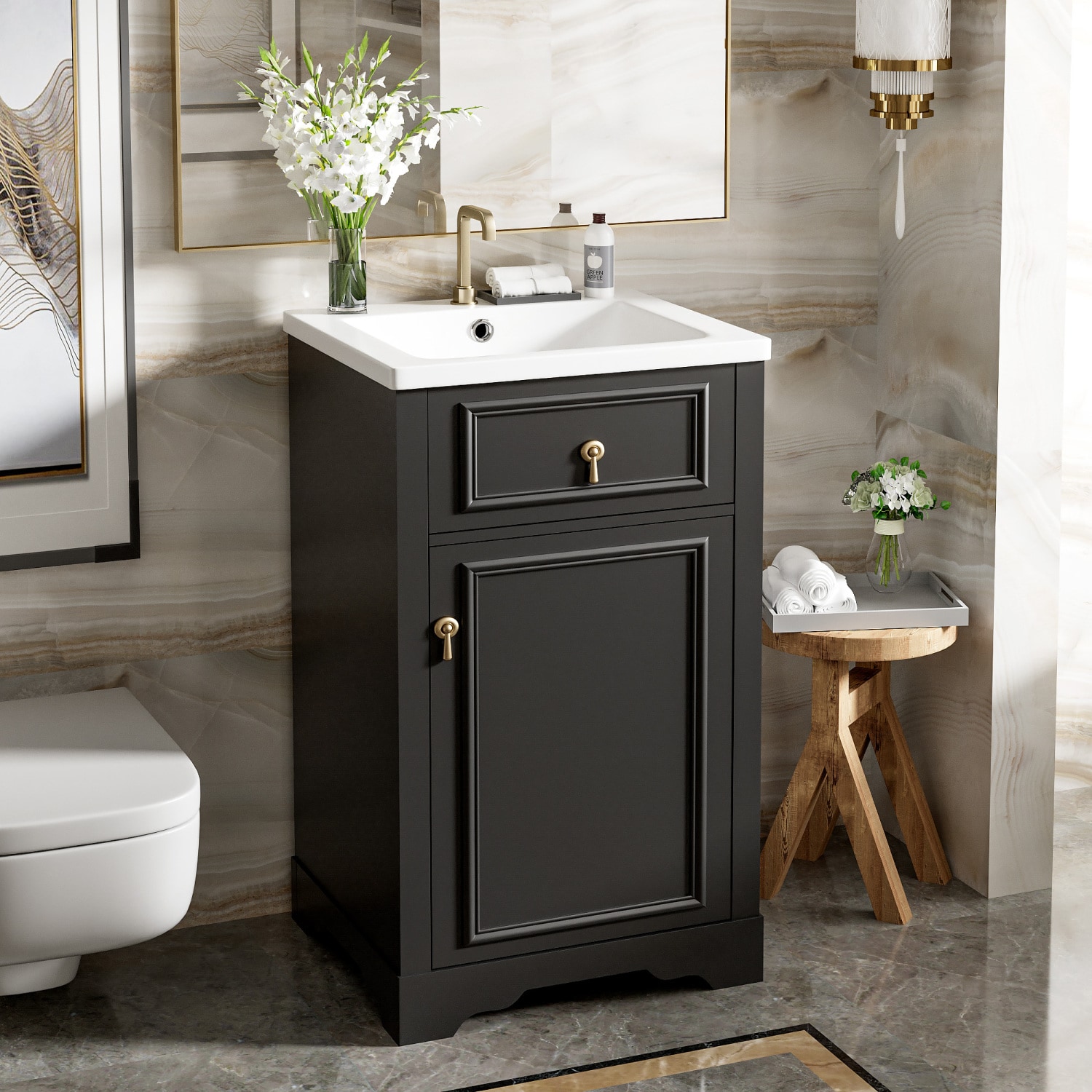 Streamdale Furniture N729P192077B Bath-Vanity-Combo - View #2