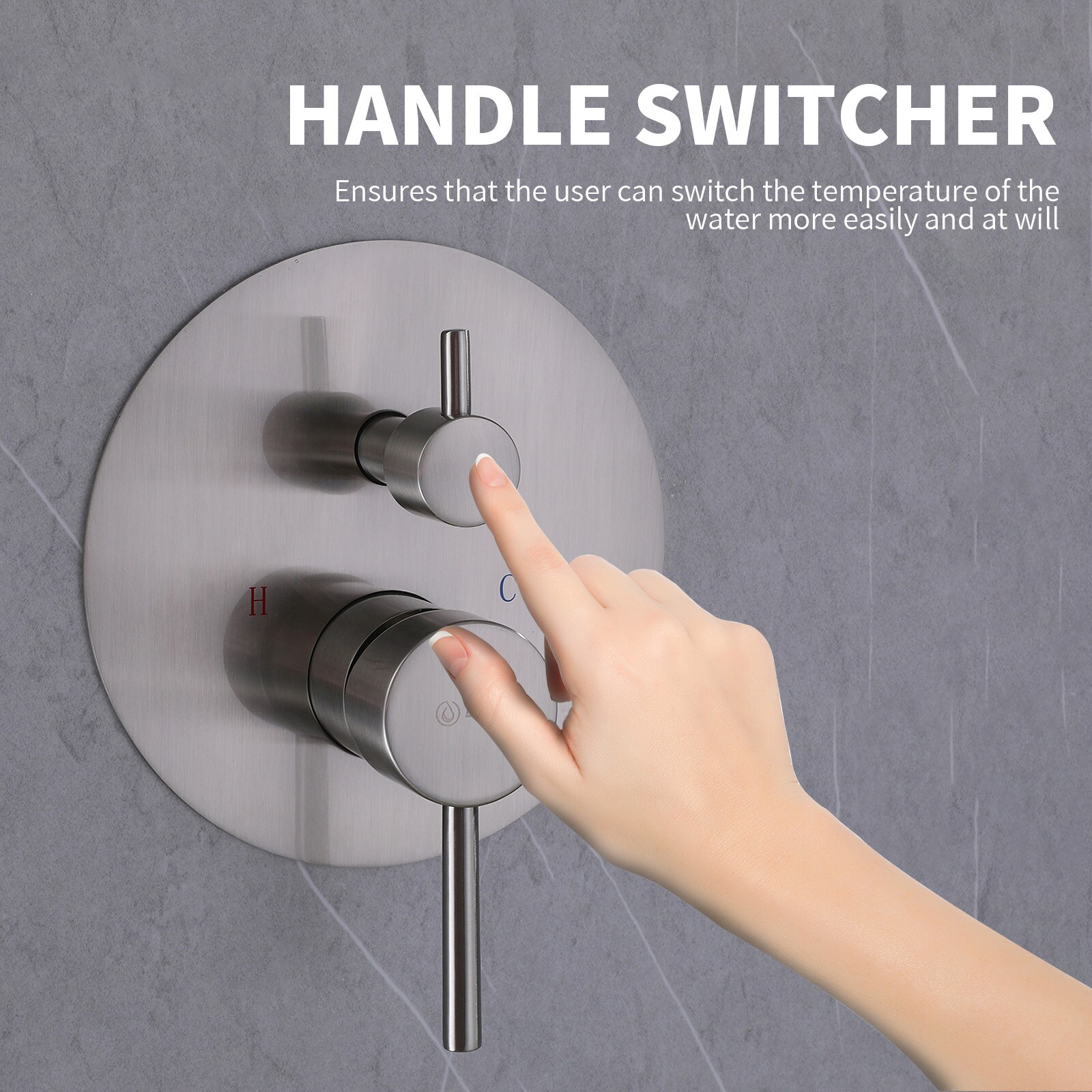 BWE A-98003-N Showerhead-Bar-Panels - View #7
