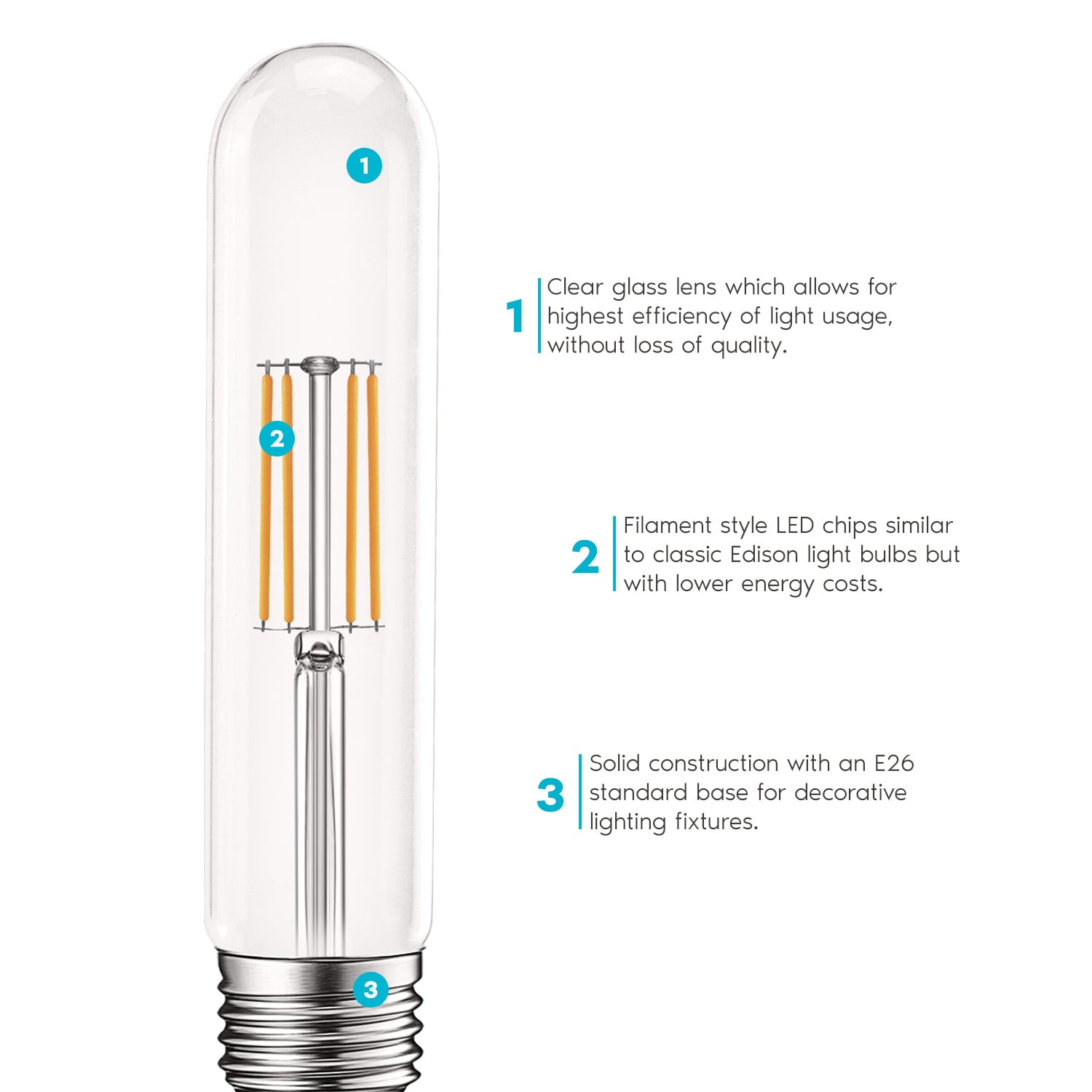 Luxrite LR21655-4PK Dec-Led-Light-Bulbs - View #2