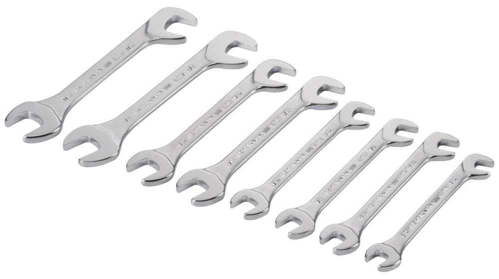 CRAFTSMAN 8-Piece Set Standard (SAE) Standard Open End Wrench