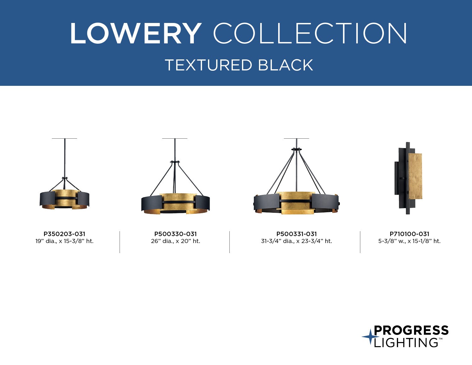 Lowery Black and Gold Iron Wall Sconce