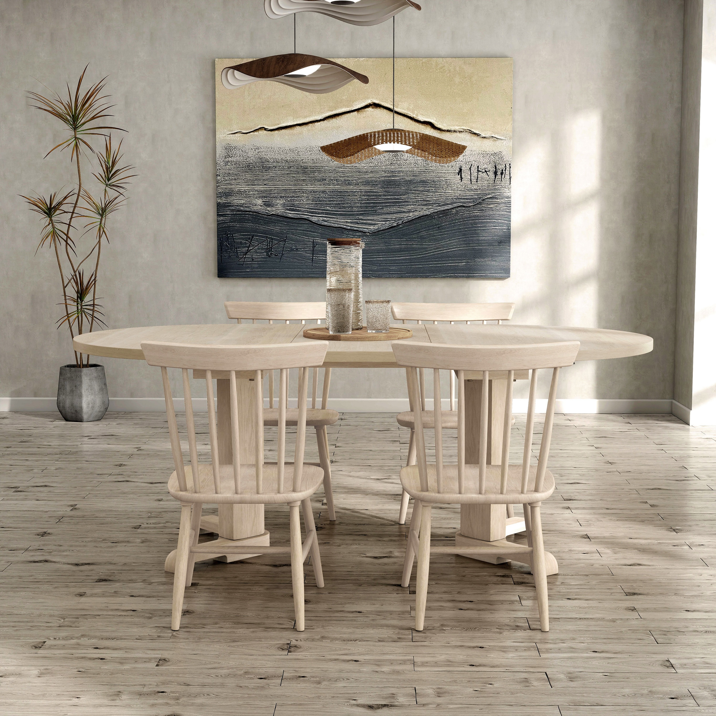 Furniture of America IDF-3101NTT-5PC Dining-Sets - View #5