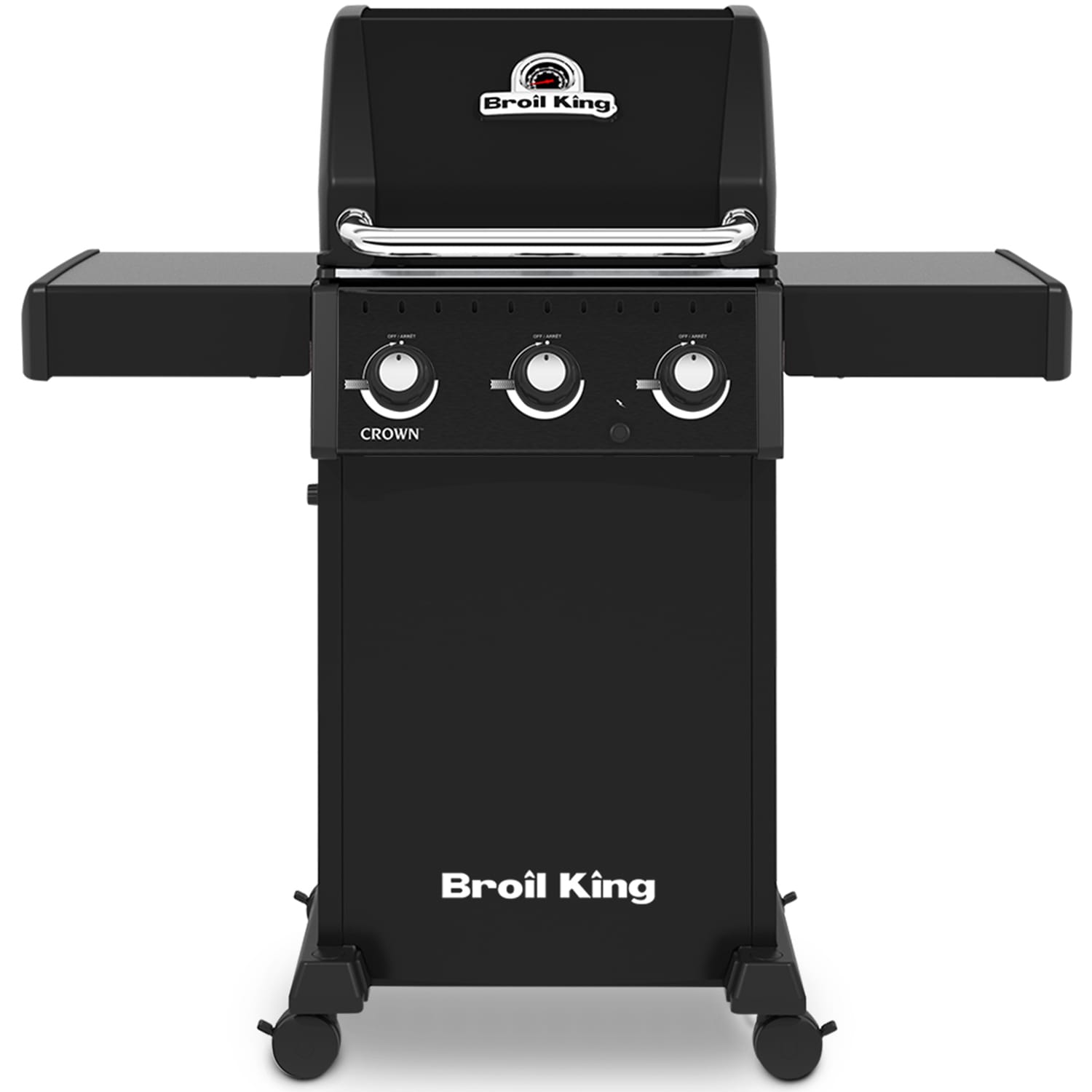 Broil King 864054 Crown Black 3 -Burner Liquid Propane Gas Grill
