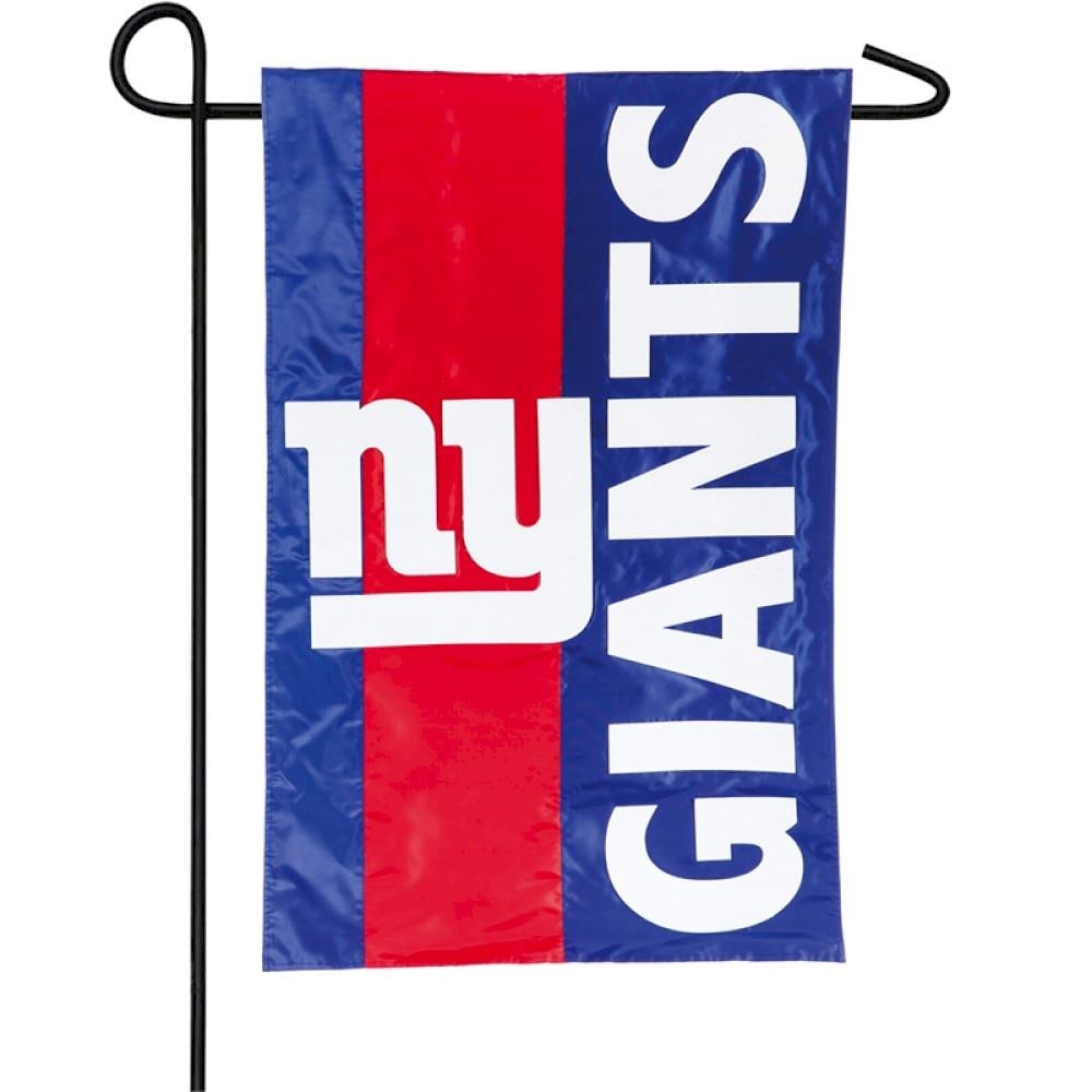 New York Giants Wood American Flag Sign 