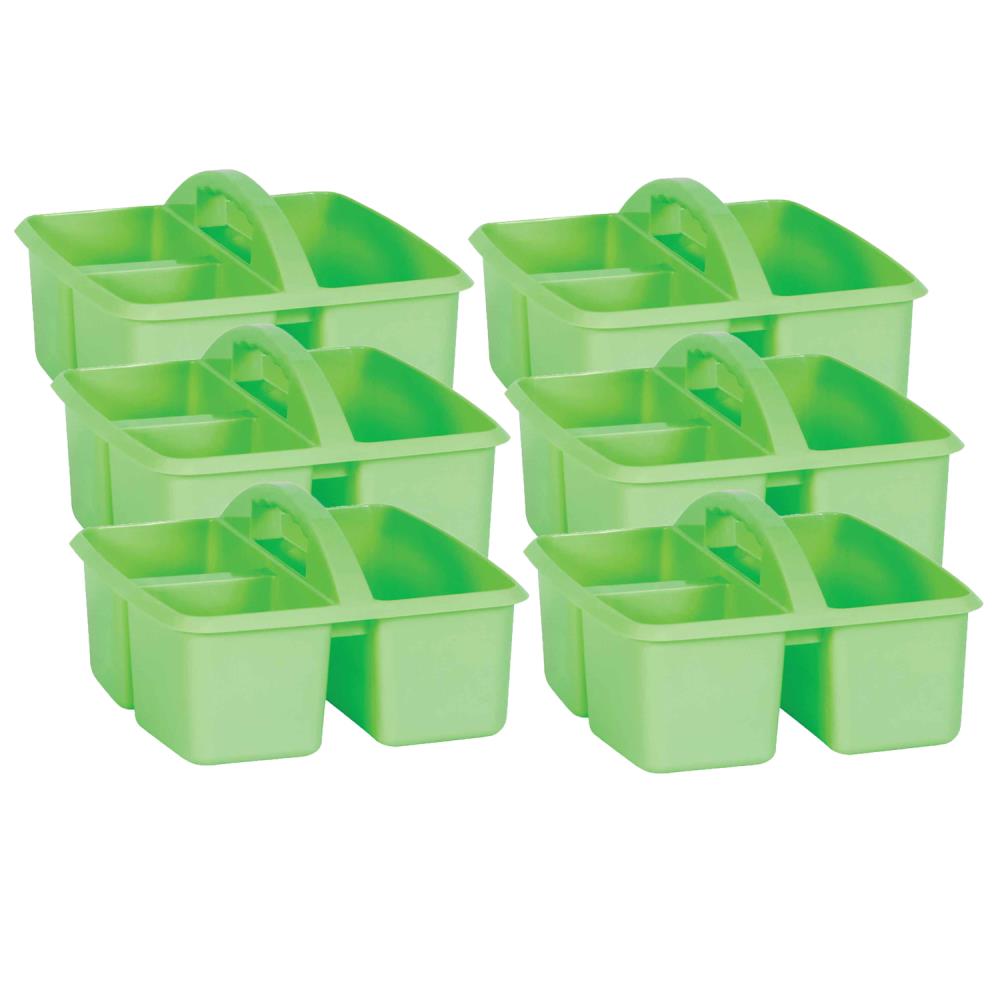 Black 3-Compartment Caddy, Plastic, 9.25 x 9.25 x 5.25 Inches, 1