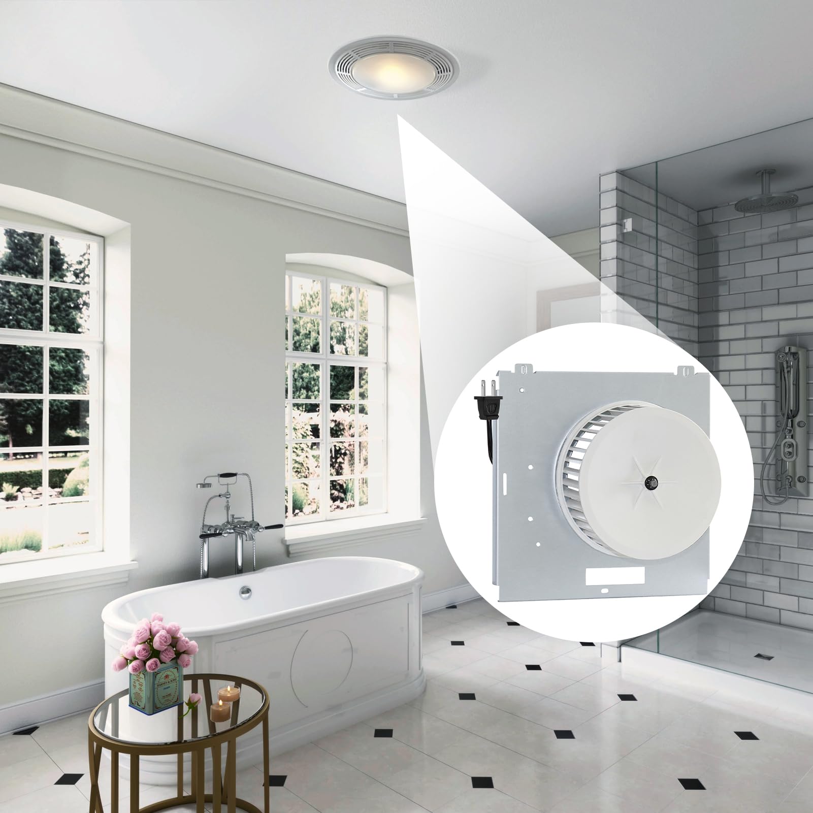 Afoxsos LAF0309F39 Bath-Fan-Access - View #7