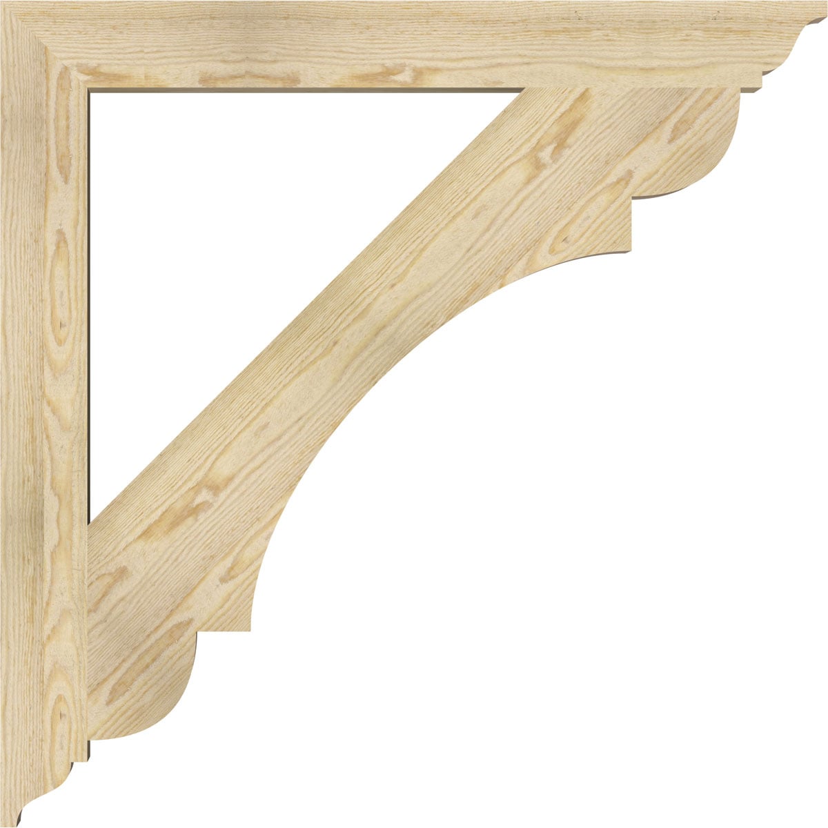 Ekena Millwork BKT04X38X38OLY01RDF Exterior-Brackets-Braces - View #3
