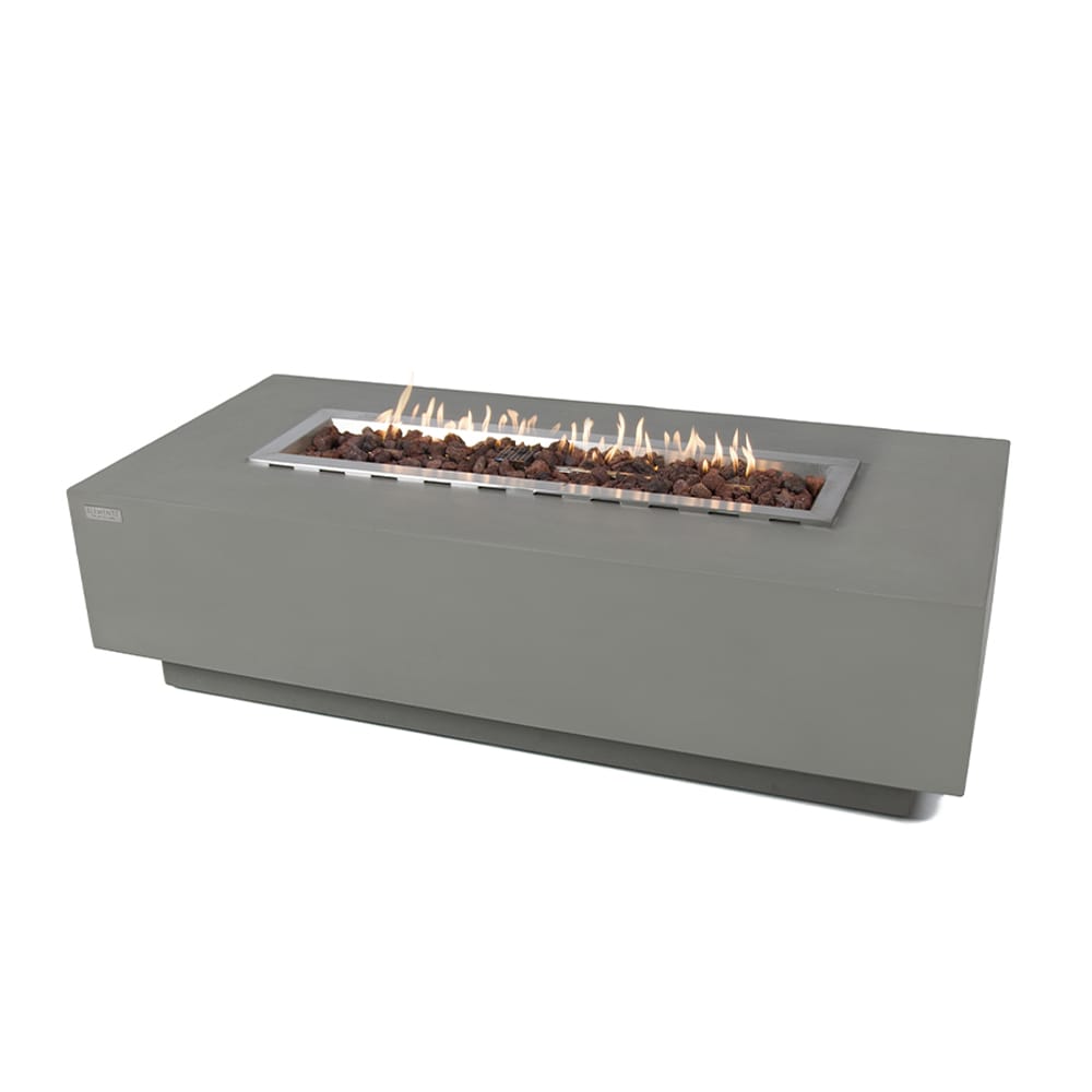 Elementi ENV-OFG121-LP 60-in W Glass fiber reinforced concrete Rectangle Fire pit