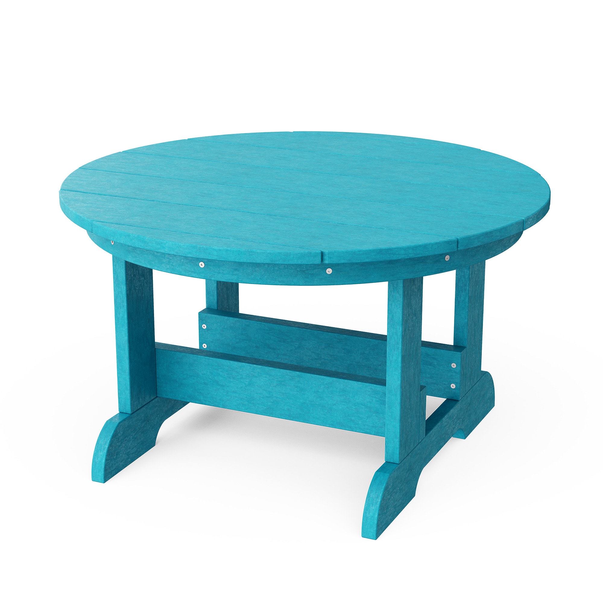Wildridge LCC-121-AB Heritage Round Outdoor Coffee Table 31.5-in W x 31.5-in L