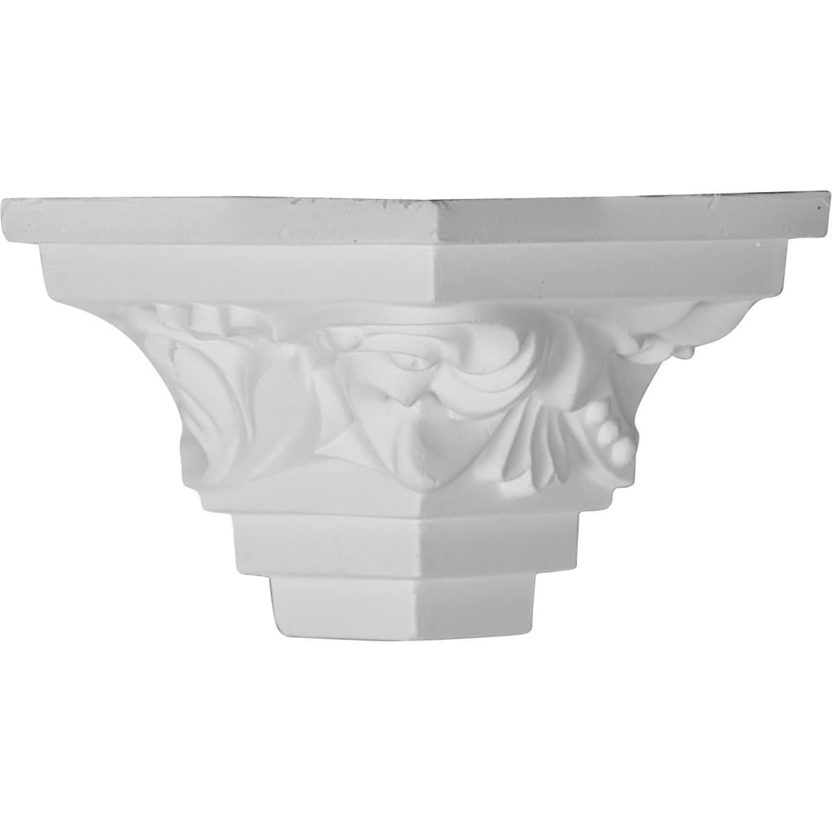 Ekena Millwork MOC02X02TN Tristan 2-3/4-in x 2-3/4-in Interior Primed Polyurethane Traditional 470263 Outside corner Crown Moulding Block