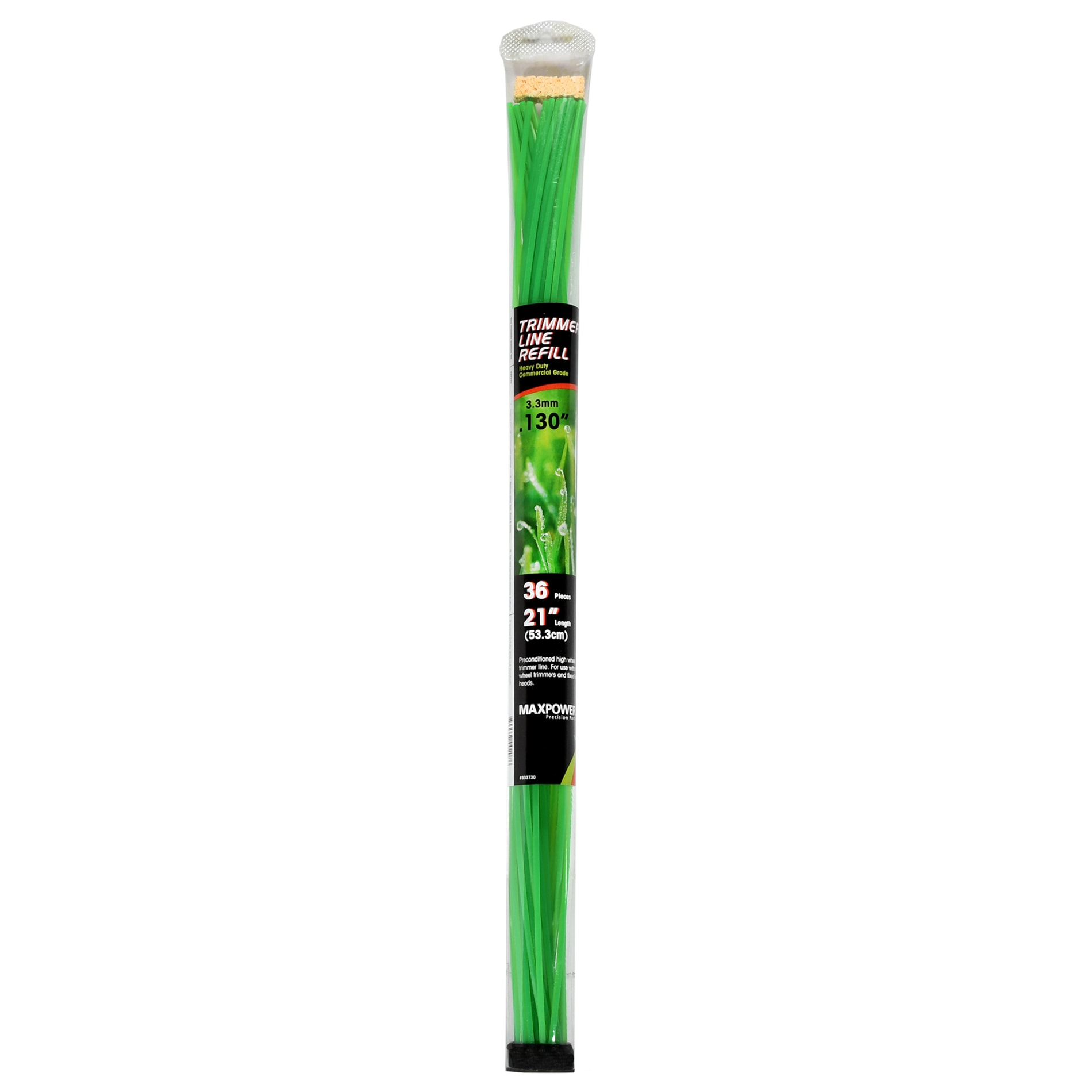 MaxPower 333730 Pre-Cut Trimmer Line 36 -Pack 0.130-in x 63-ft Pre-cut Trimmer Line