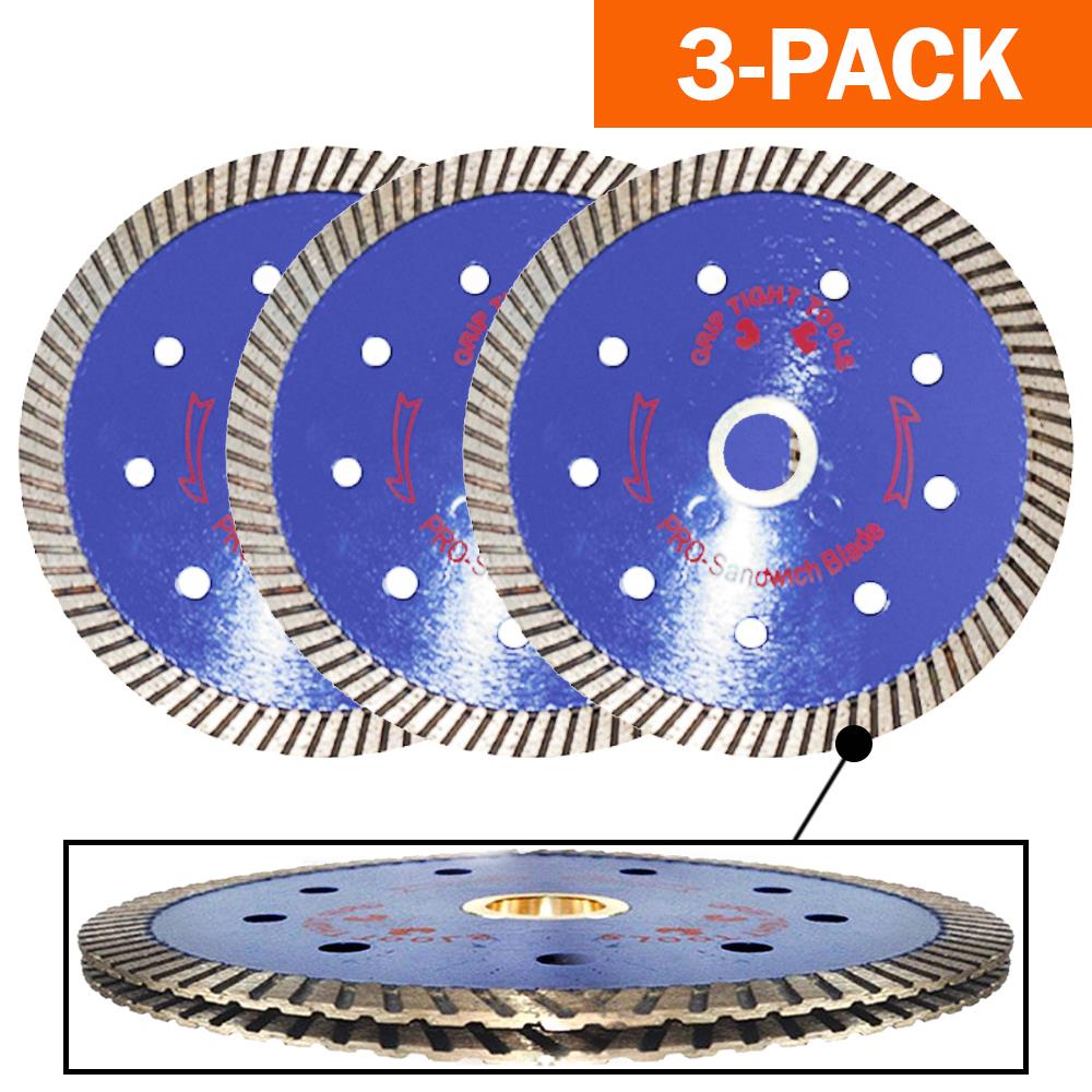 Grip Tight Tools 5 in Wet Dry Turbo Rim Diamond Saw Blade at Lowes