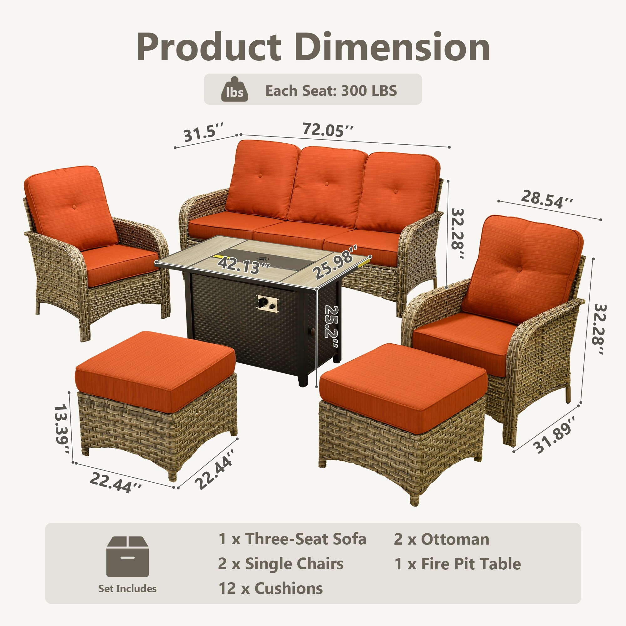 ALTRIGUS 6L-CFP03-VNC806-1-AL Patio-Conversation-Sets - View #3