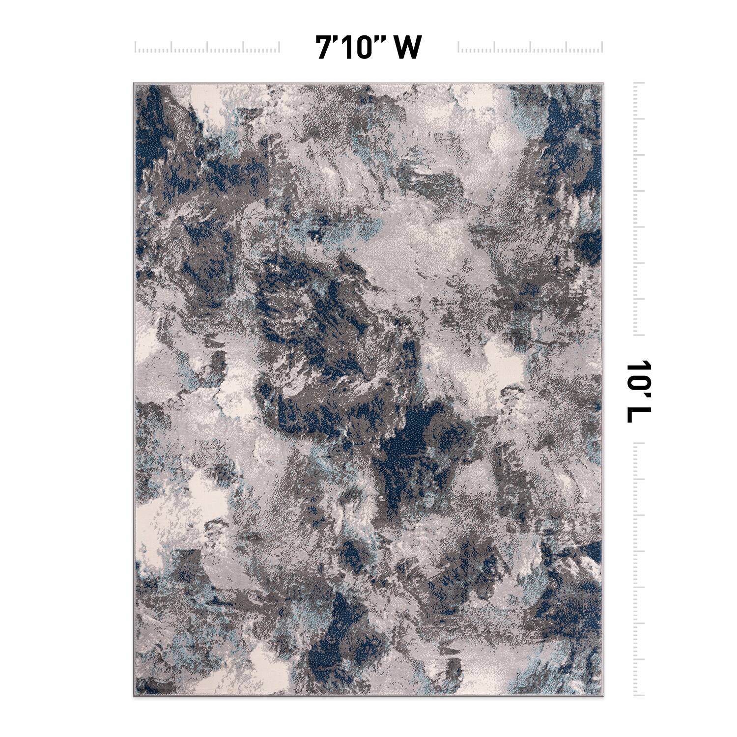 World Rug Gallery 4054BLUE8X10 rugs - View #2