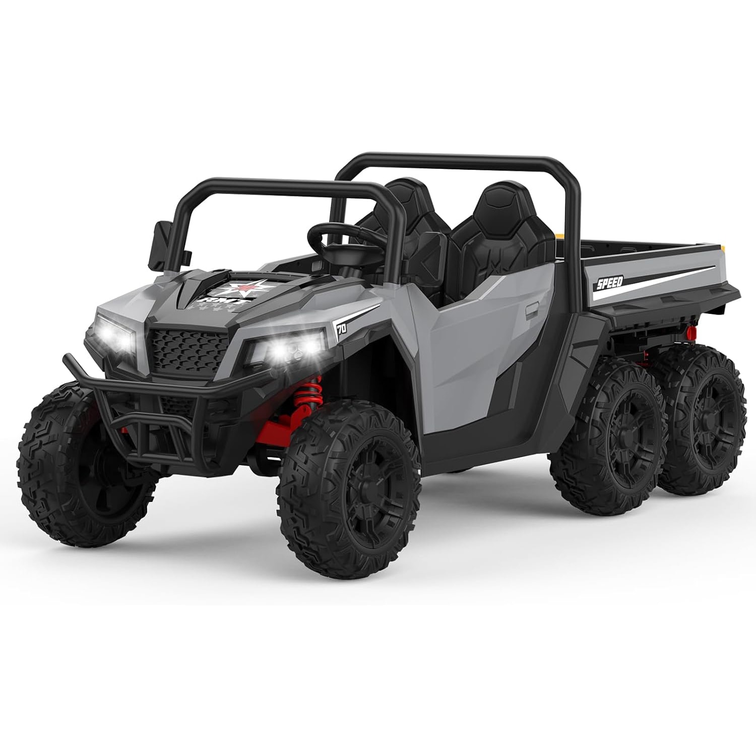 IdealHouse 24V 4WD Electric Ride On Dump Truck with Remote Control 2 ...