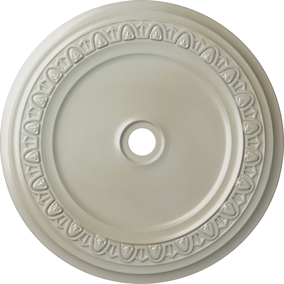 Ekena Millwork CM41CAFBS Caputo 41-in W x 41-in L Painted Flash Blue Polyurethane Whole Ceiling Medallion
