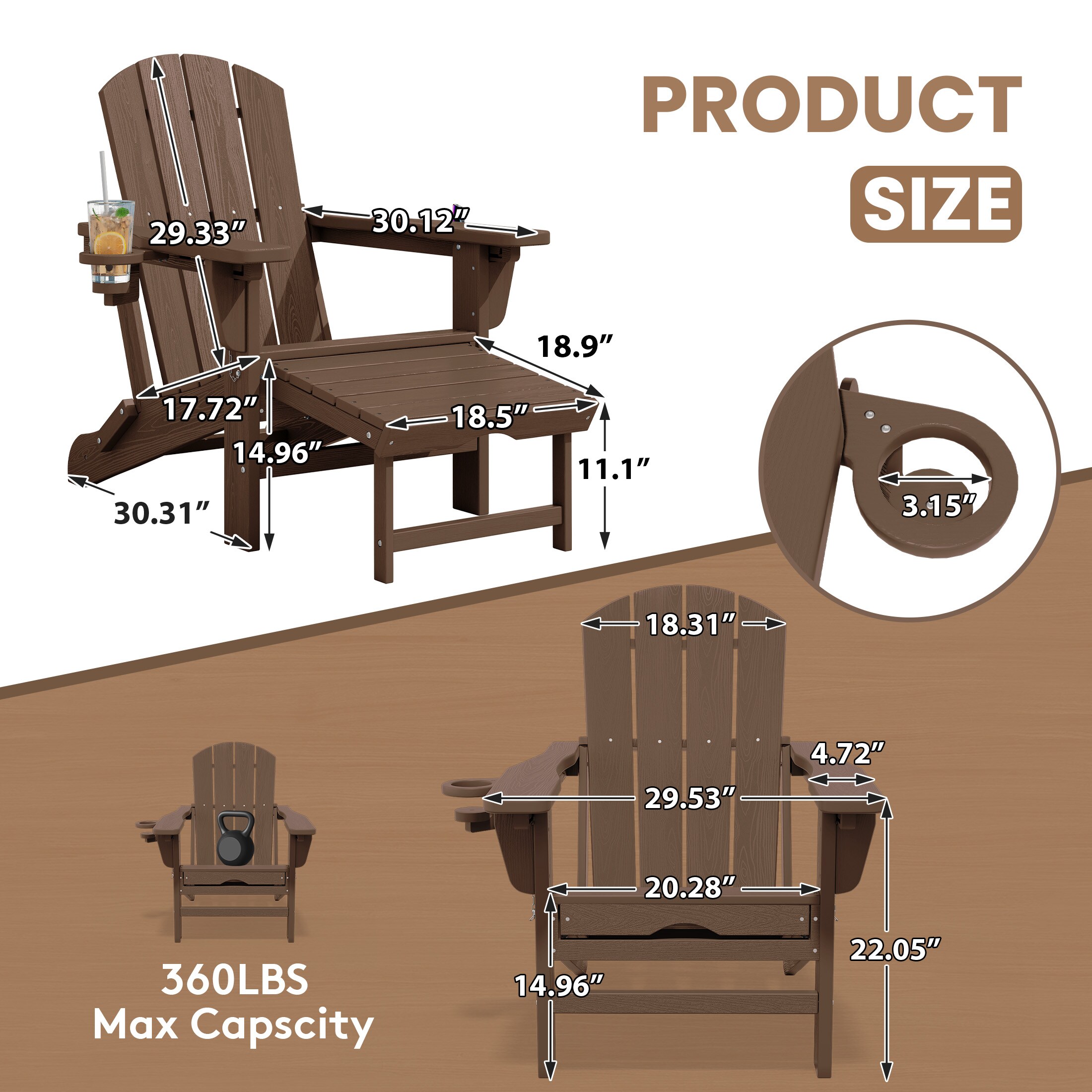 VOUA AK-CLGJ-BN Patio-Chairs - View #3
