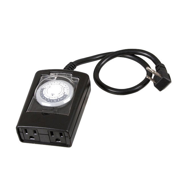 Mechanical Timer 120V, Dual Outlet – PowerGrow Systems & Utah