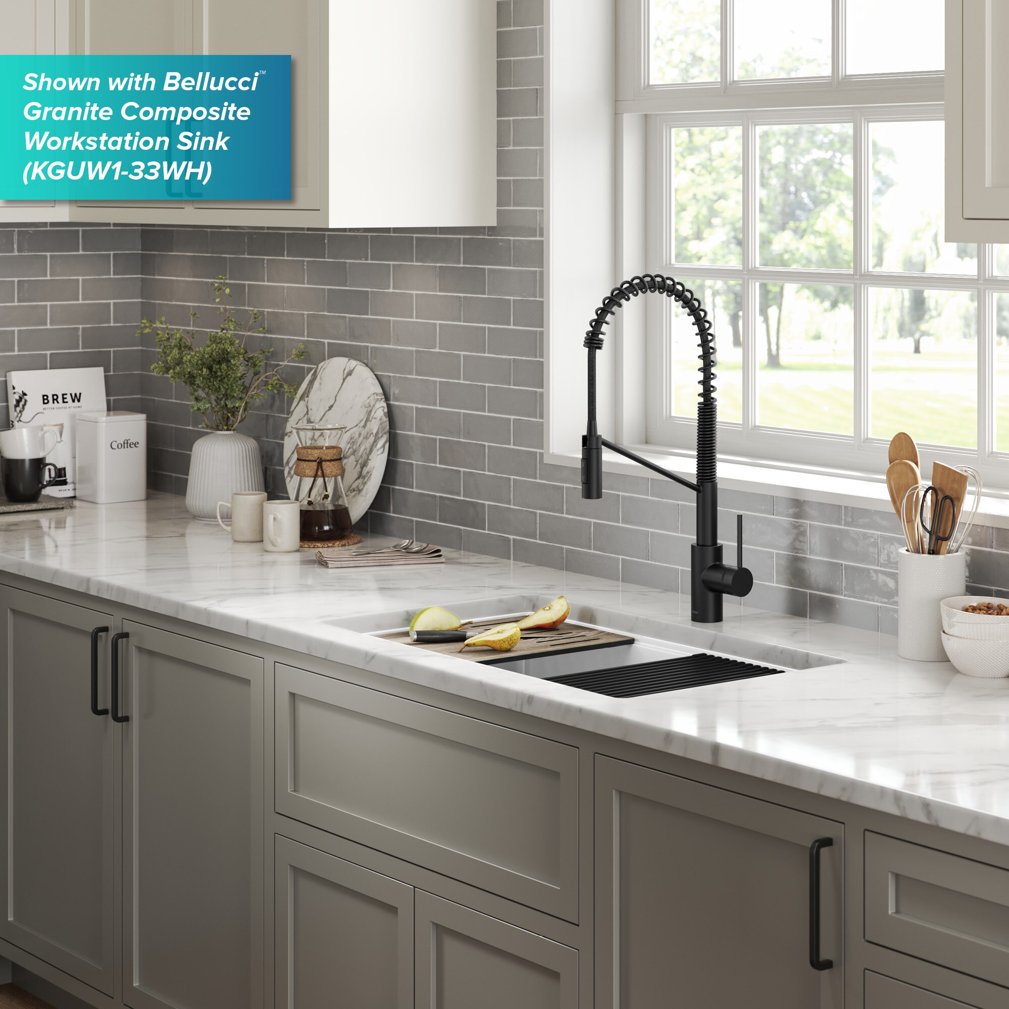 Kraus KSF-2631MB Kitchen-Faucets - View #16